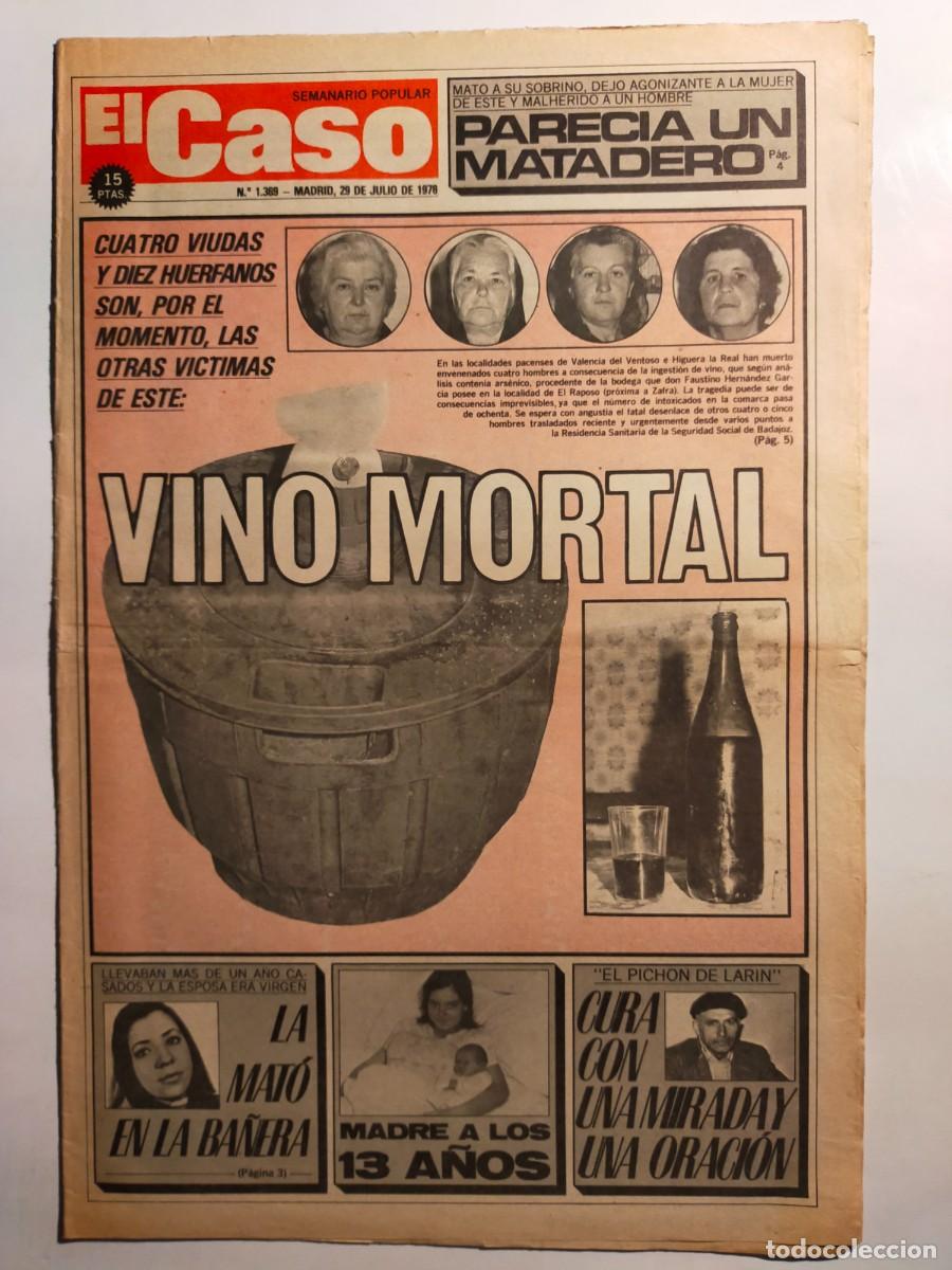 Collection Magazines and Newspapers: PERIODICO &rdquo;EL CASO&rdquo; SEMANARIO DE SUCESOS N&ordm; 1369 - A&Ntilde;O 1978