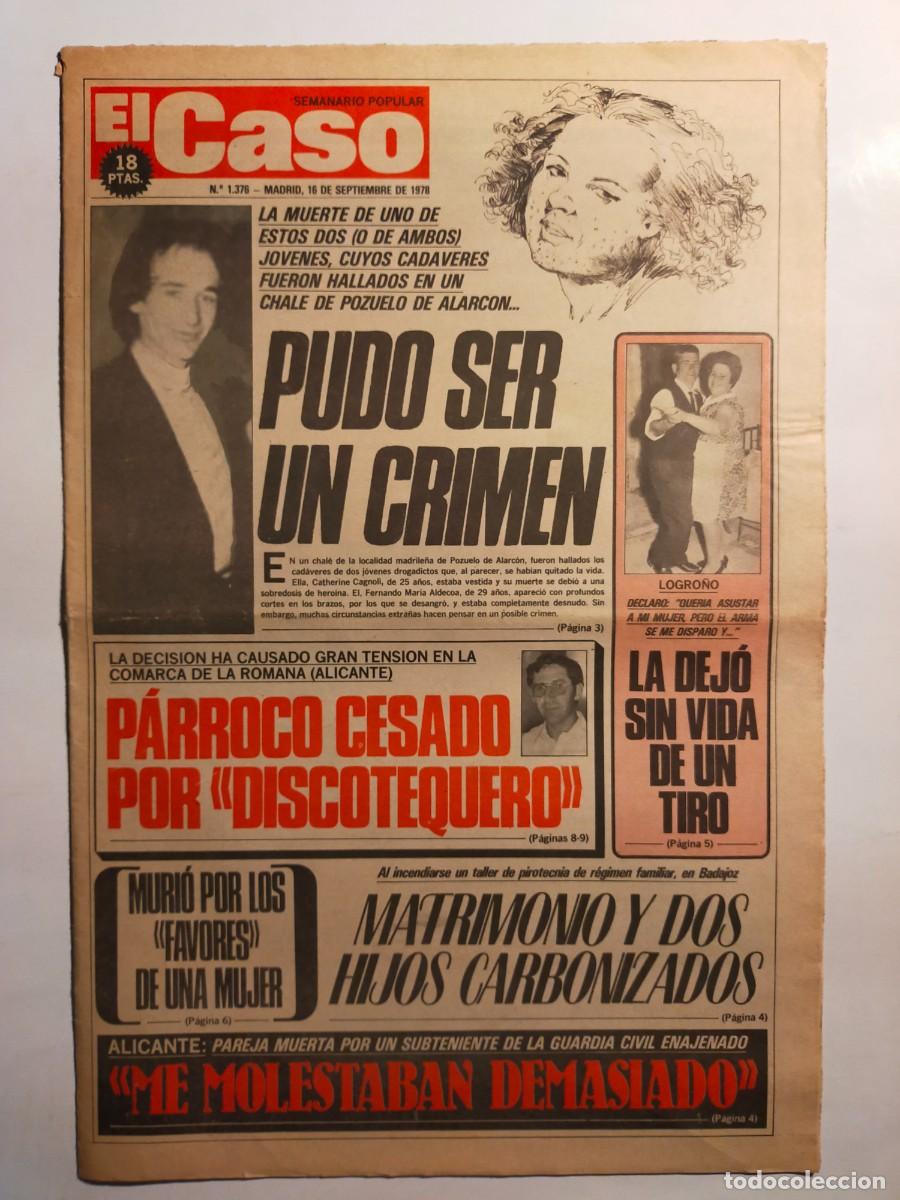 Sammeln von Zeitschriften und Zeitungen: PERIODICO &rdquo;EL CASO&rdquo; SEMANARIO DE SUCESOS N&ordm; 1376 - A&Ntilde;O 1978