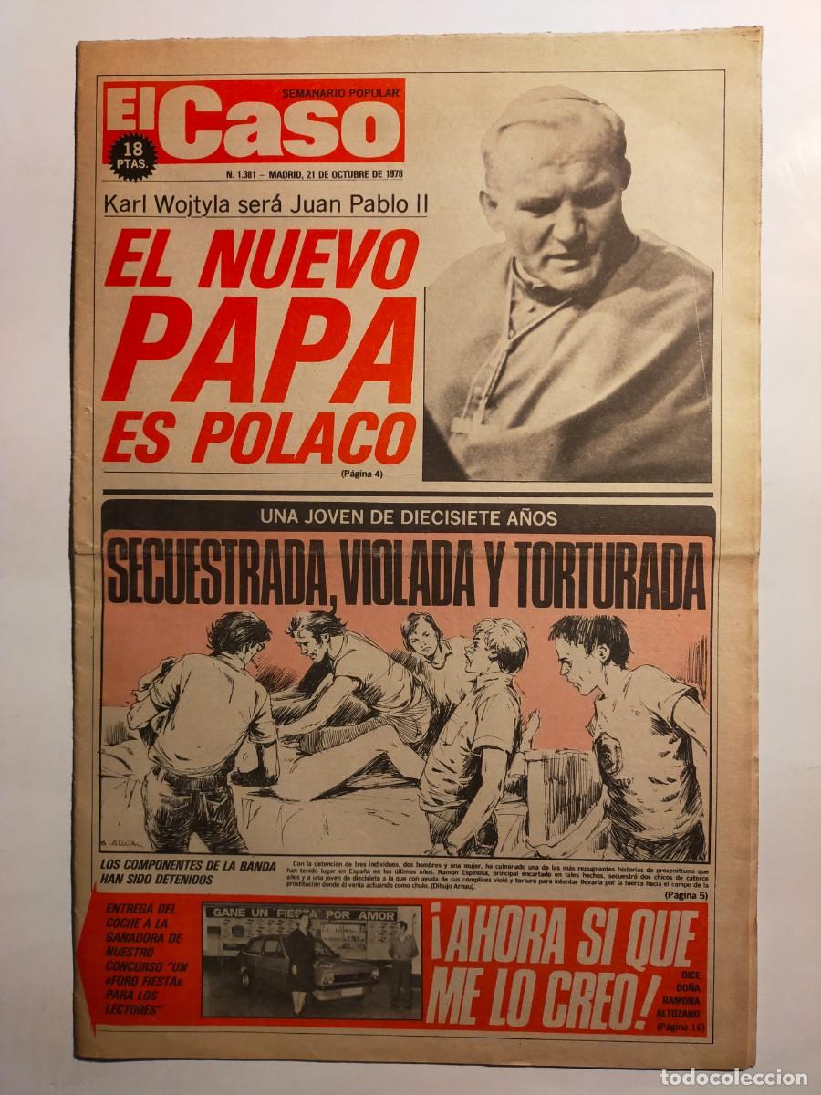 Sammeln von Zeitschriften und Zeitungen: PERIODICO &rdquo;EL CASO&rdquo; SEMANARIO DE SUCESOS N&ordm; 1381 - A&Ntilde;O 1978