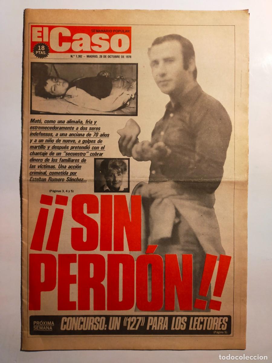 Sammeln von Zeitschriften und Zeitungen: PERIODICO &rdquo;EL CASO&rdquo; SEMANARIO DE SUCESOS N&ordm; 1382 - A&Ntilde;O 1978