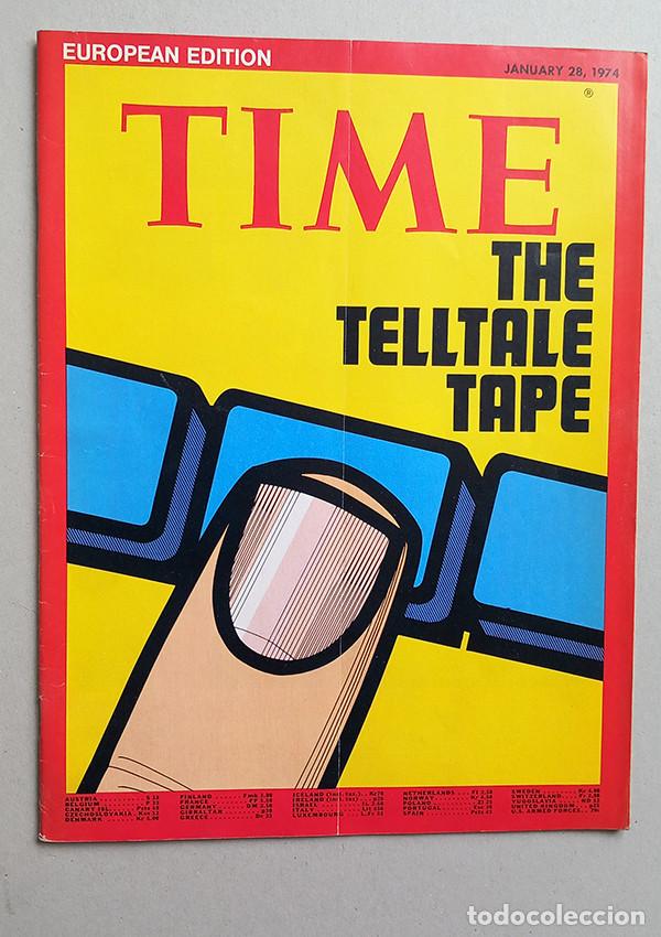 Coleccionismo de revistas y peri&oacute;dicos: The Telltale Tape [Watergate]. Time January 28, 1974