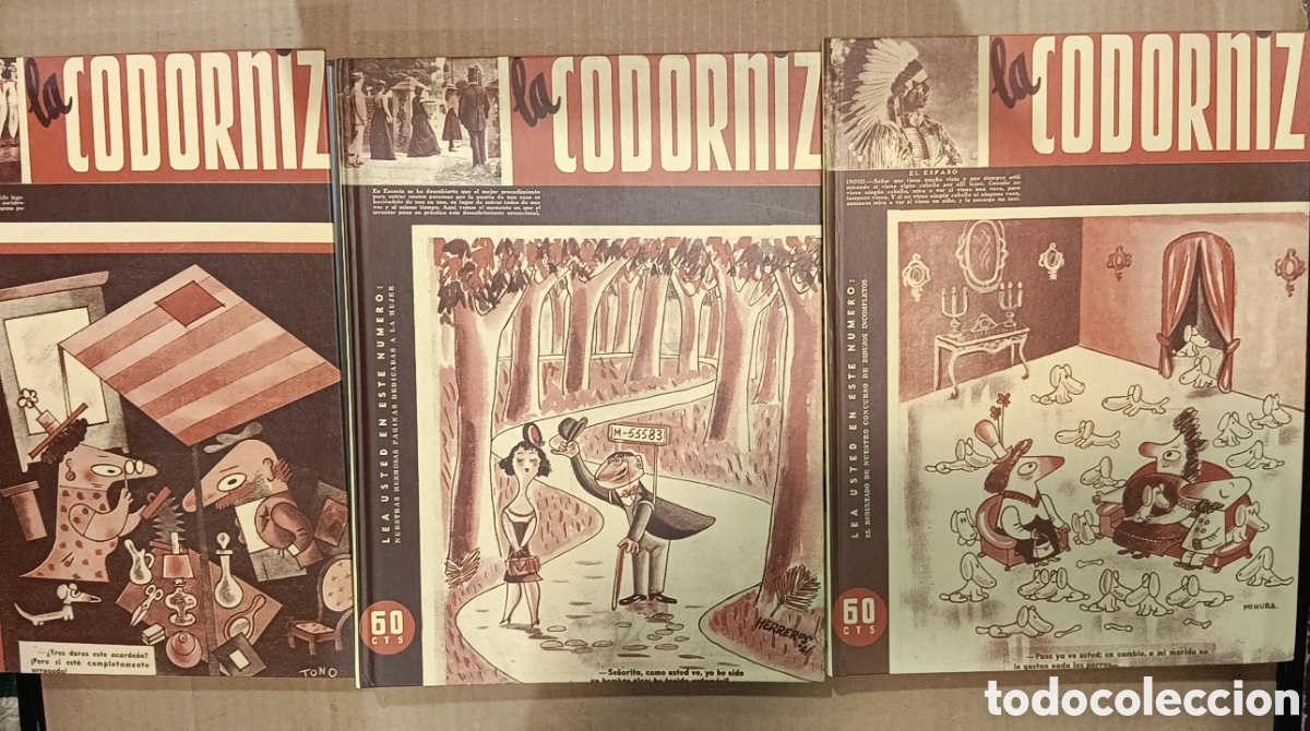 Collection Magazines and Newspapers: LA CODORNIZ AGUALARGA 3 TOMOS 1 3 y 4