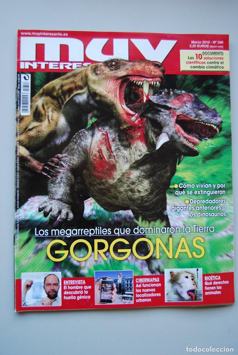 Coleccionismo de revistas y peri&oacute;dicos: MUY INTERESANTE.NUM.346-2010 : GORGONAS-CIBERMAPAS-BIO&Eacute;TICA-CAMBIO CLIM&Aacute;TICO, 10 SOLUCIONES
