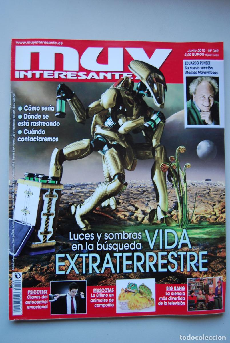Coleccionismo de revistas y peri&oacute;dicos: MUY INTERESANTE.NUM.349-2010 : VIDA EXTRATERRESTRE-MASCOTAS- BIG BANG- CLAVES DEL AUTOCONTROL