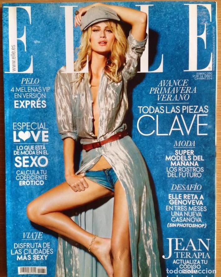 Collectionnisme de Revues et Journaux: elle-febrero 2010-N 281-Michelle Buswell-Genoveva--Calcula tu coeficiente er&oacute;tico-Pelo melenas VIP