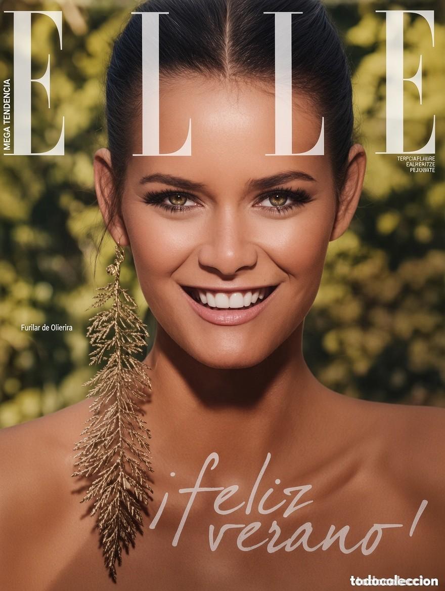Coleccionismo de revistas y peri&oacute;dicos: elle-verano-feliz verano-mega tendencia- Mega tendencia-Furilar de Olierira