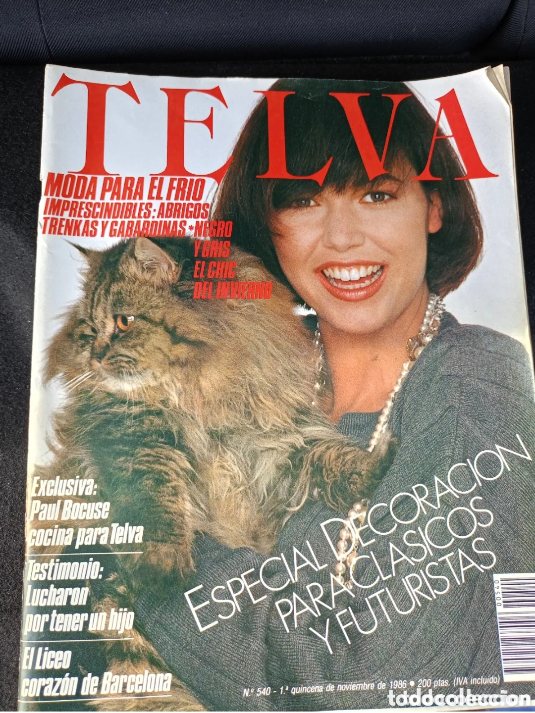 Coleccionismo de revistas y peri&oacute;dicos: Telva noviembre 1986