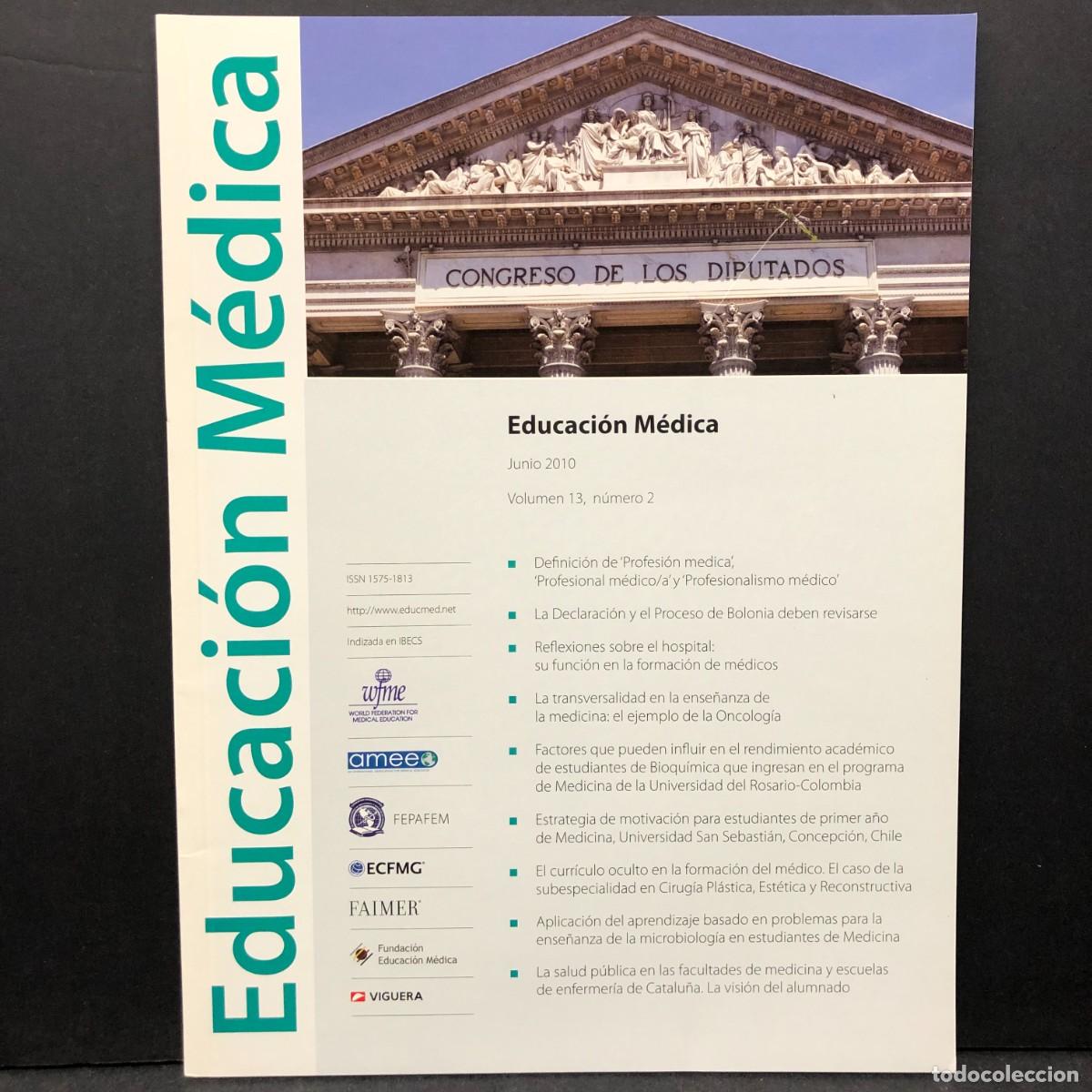 Collectionnisme de Revues et Journaux: EDUCACI&Oacute;N M&Eacute;DICA - JUNIO 2010 - VOLUMEN 13 - N&Uacute;MERO 2 / 791