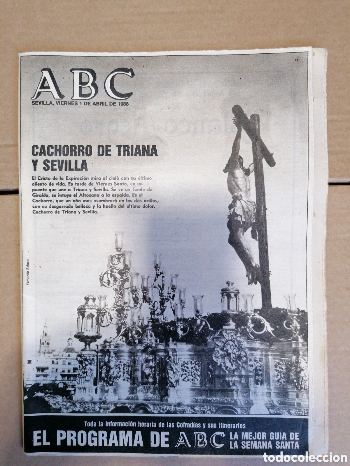 Sammeln von Zeitschriften und Zeitungen: DIARIO ABC 1 ABRIL 1988 COMPLETO