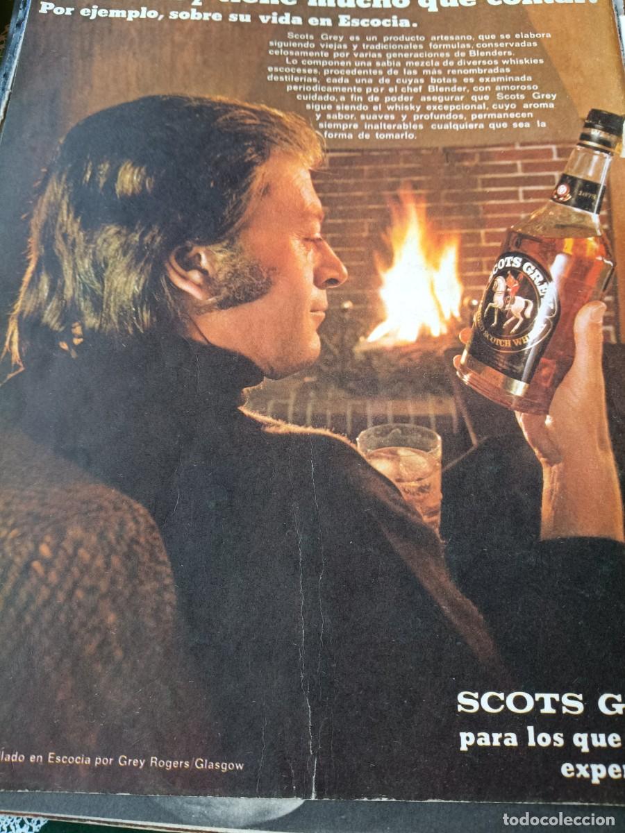 Collezionismo di Riviste e Giornali: PUBLICIDAD. ANUNCIO DE WHISKY SCOTS GREY. 22X28 CM. A&Ntilde;O 1975