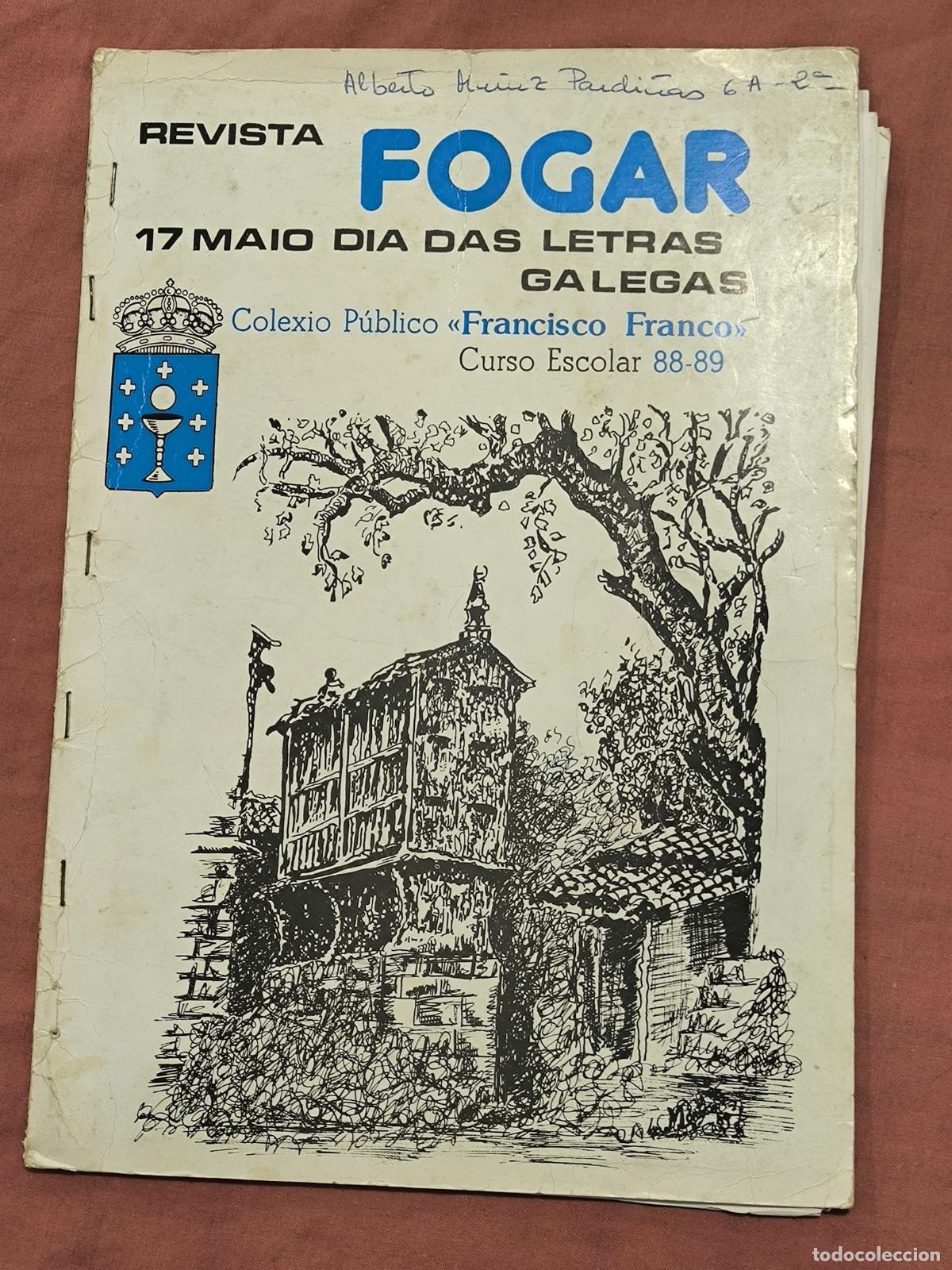 Collectionnisme de Revues et Journaux: Revista Revista FOGAR Dia Das Letras Galegas Coleccionismo