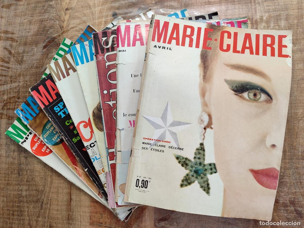 Collezionismo di Riviste e Giornali: LOTE DE 8 REVISTAS MARIE CLAIRE, EDICI&Oacute;N FRANCESA. A&Ntilde;OS 1960-1965