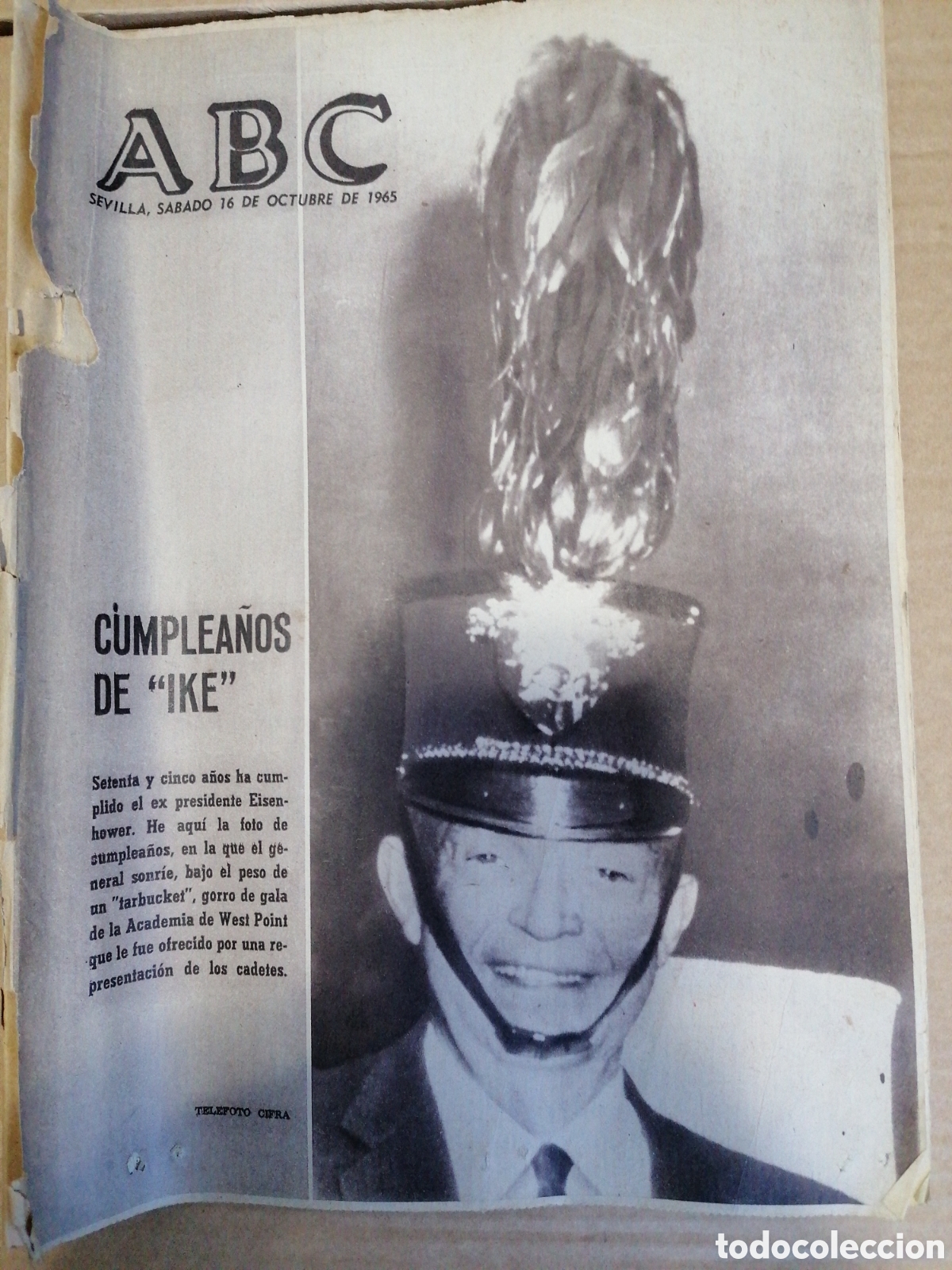 Collezionismo di Riviste e Giornali: DIARIO ABC 16 DE OCTUBRE DE 1965