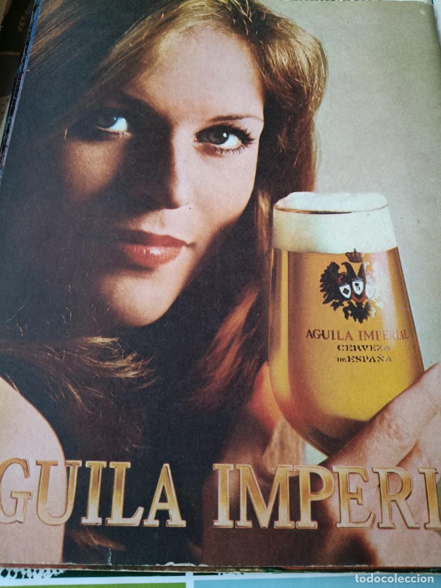 Collezionismo di Riviste e Giornali: PUBLICIDAD. ANUNCIO DE CERVEZA AGUILA IMPERIAL. 22X28 CM. A&Ntilde;O 1973