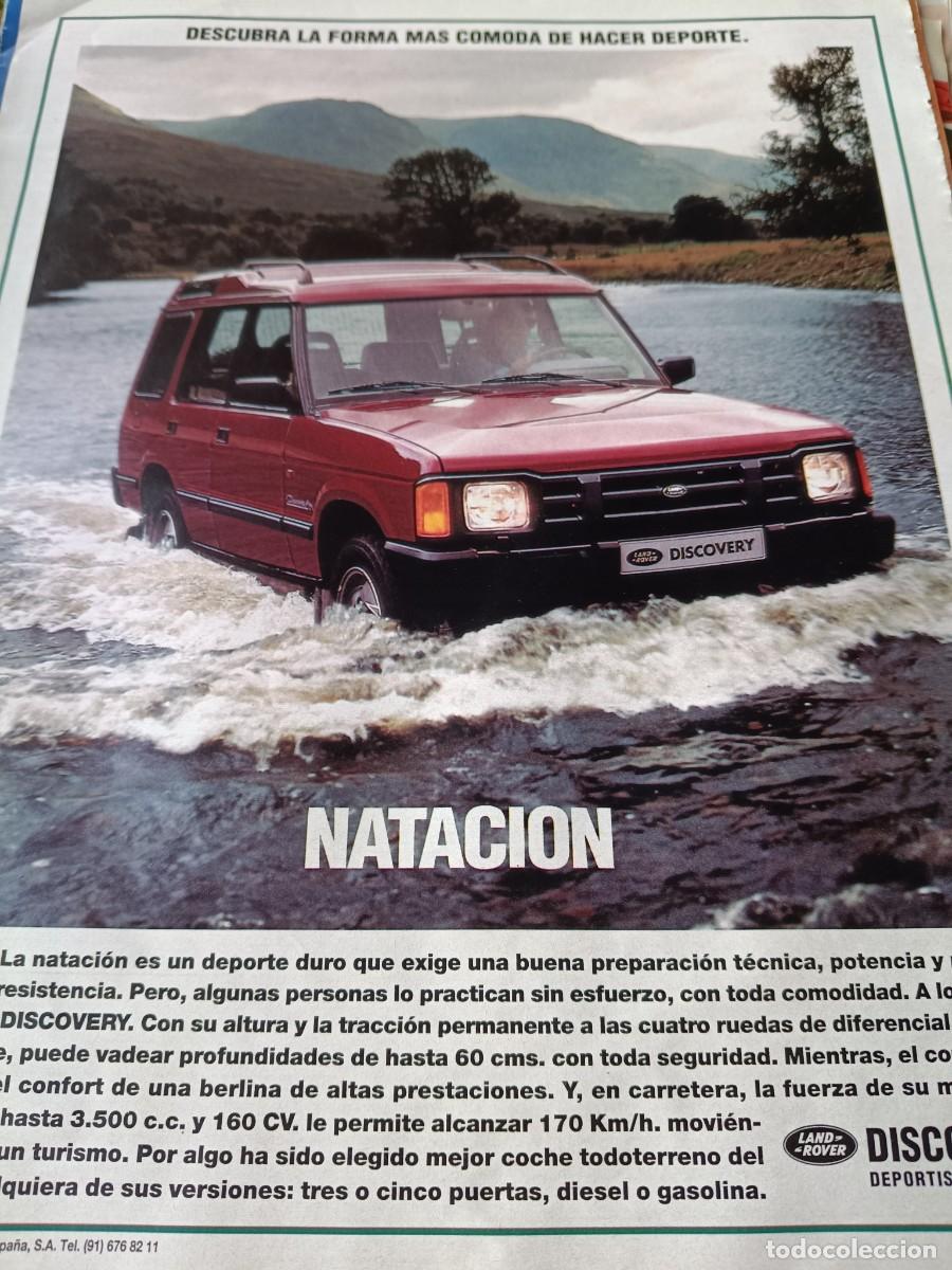 Collection Magazines and Newspapers: PUBLICIDAD. ANUNCIO DE LAND-ROVER DISCOVERY. 22X28,5 CM.