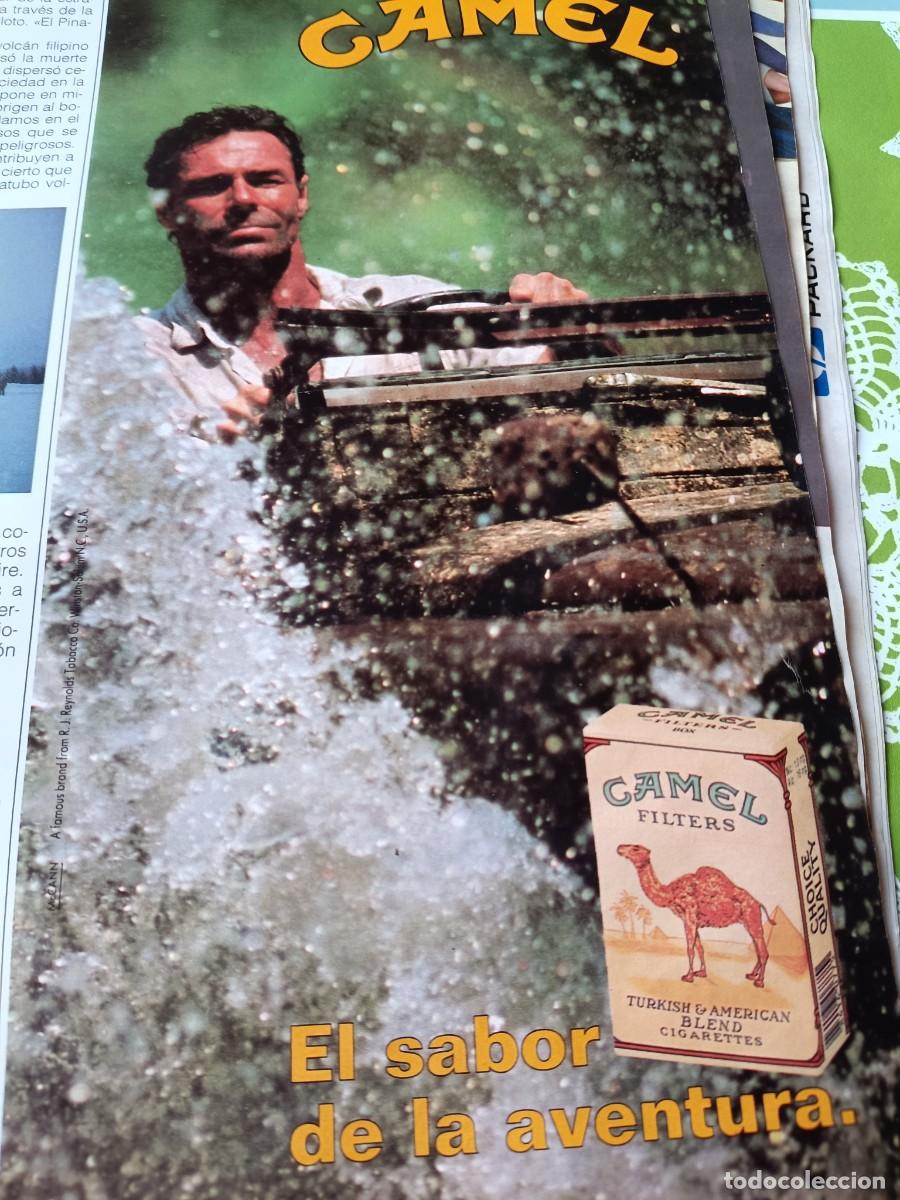 Collectionnisme de Revues et Journaux: PUBLICIDAD TABACO. ANUNCIO DE CIGARRILLOS CAMEL. 14,5X28,5 CM.