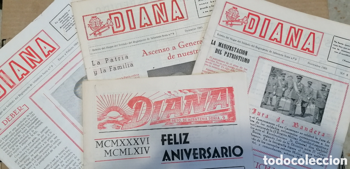 Collectionnisme de Revues et Journaux: REVISTA DIANA REGIMIENTO DE INFANTERIA SORIA 9