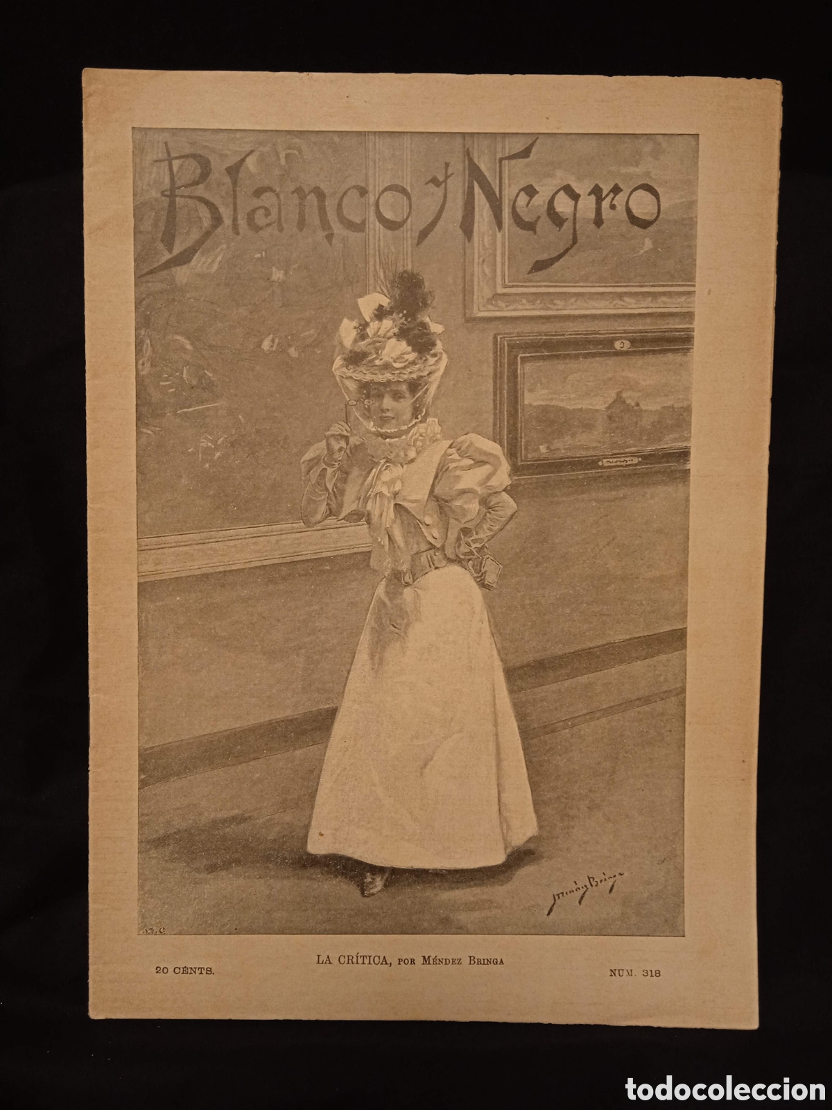 Collectionnisme de Revues et Journaux: REVISTA BLANCO Y NEGRO N&ordm; 318 5 JUNIO 1897. #CJ3
