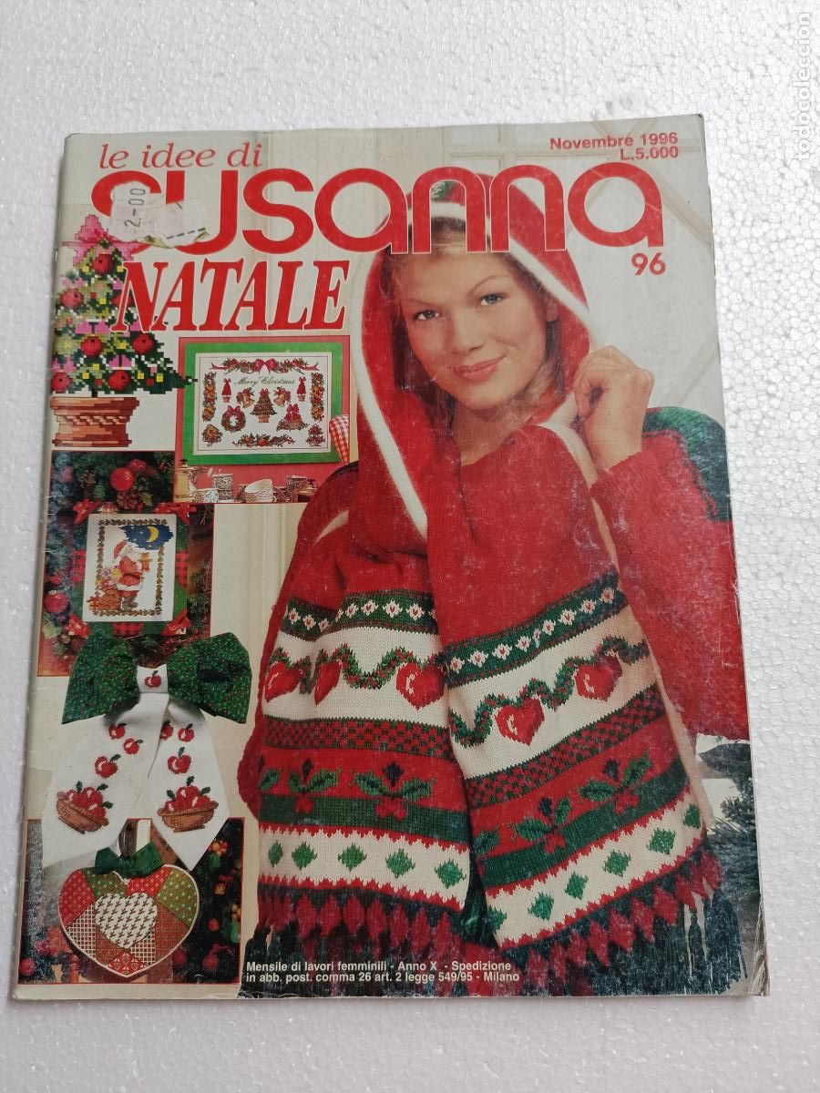 Coleccionismo de revistas y peri&oacute;dicos: LE IDEE DI SUSANNA 96 NATALE. ESPECIAL LABORES DE NAVIDAD. PUNTO DE CRUZ. PUNTO. DECORACI&Oacute;N
