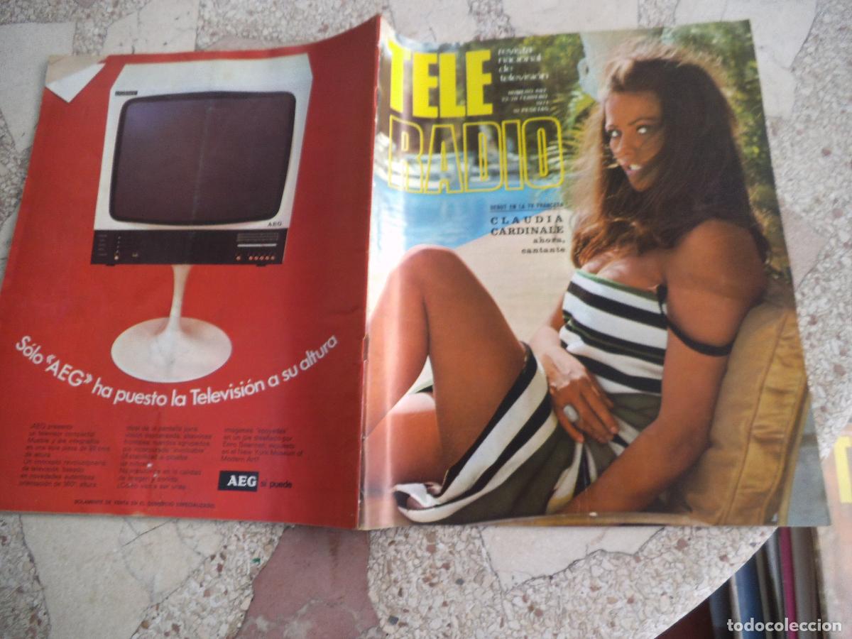 Coleccionismo de revistas y peri&oacute;dicos: tele radio, n&ordm; 687, claudia cardinale, h&ordf; para no dormir, massiel, 3 fotos de marilyn monroe