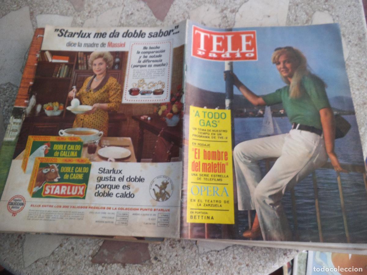 Coleccionismo de revistas y peri&oacute;dicos: tele radio, n&ordm; 540, 1968, bettina, massiel, el hombre del maletin, maria mahon, a todo gas