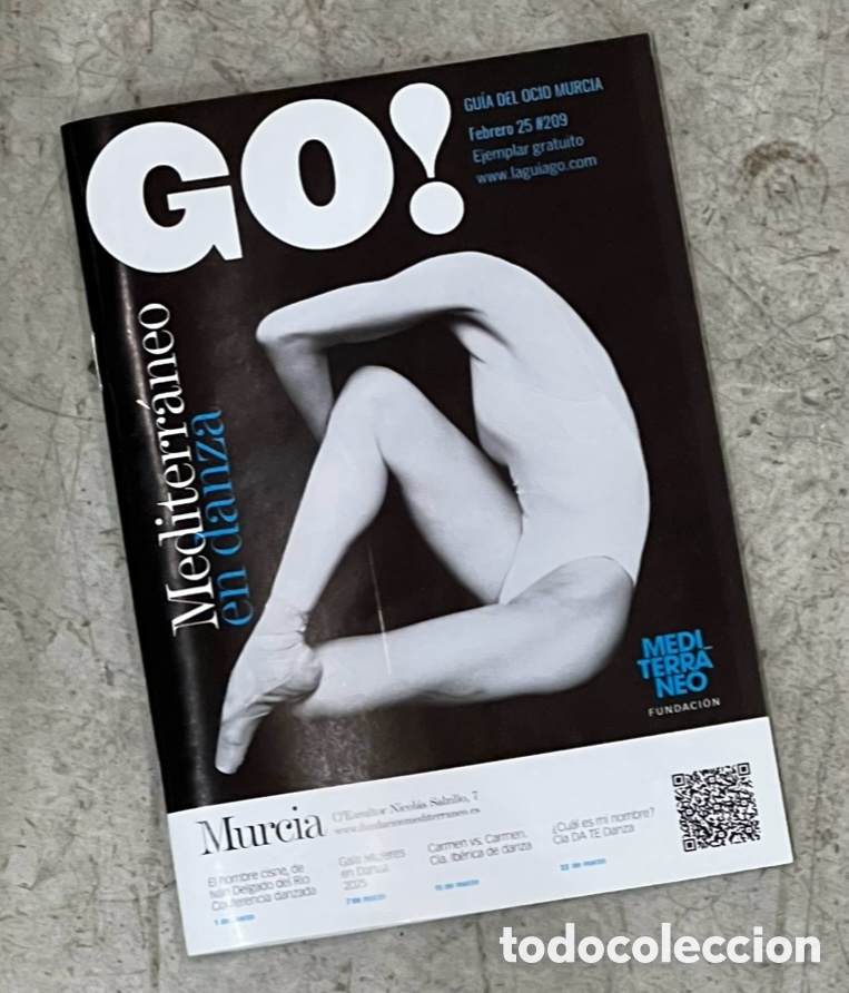 Collection Magazines and Newspapers: Revista. GO! Gu&iacute;a de Ocio Murcia. Mediterraneo Danza. 2025.