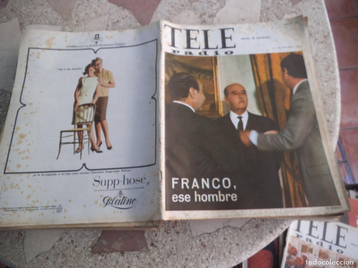 Collection Magazines and Newspapers: tele radio, n&ordm; 361, 1964, franco ese hombre, lopez ibor, sylva koscina, carlos arruza,