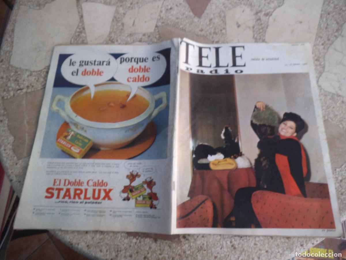 Collection Magazines and Newspapers: tele radio, n&ordm; 426, 1966, el fugitivo, realizacion, elsa cardenas, las antenas de pan bendito