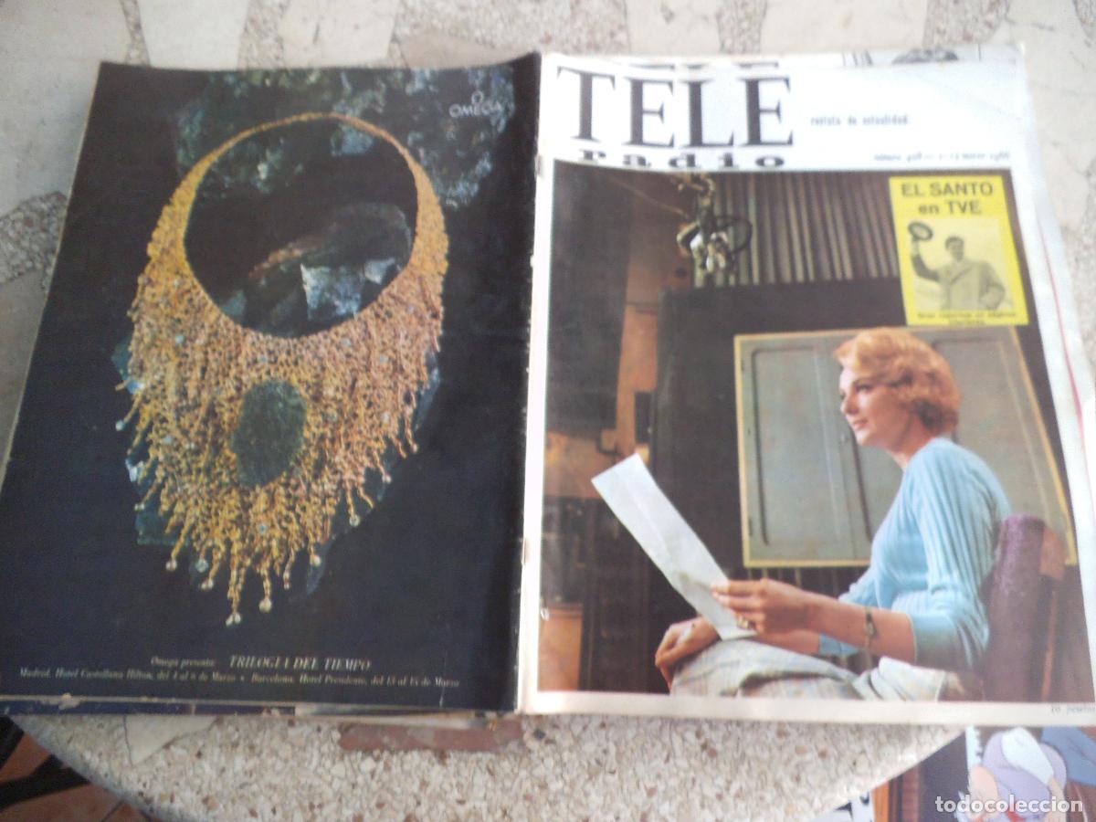 Coleccionismo de revistas y peri&oacute;dicos: tele radio, n&ordm; 428, 1966, roger moore, la pandilla, peli guerra nuclear, tve por dentro, jazz en tve