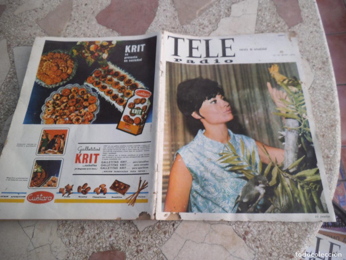 Coleccionismo de revistas y peri&oacute;dicos: tele radio, n&ordm; 400, 1965, maria rosa, decorados tv ,atenas, telefilms