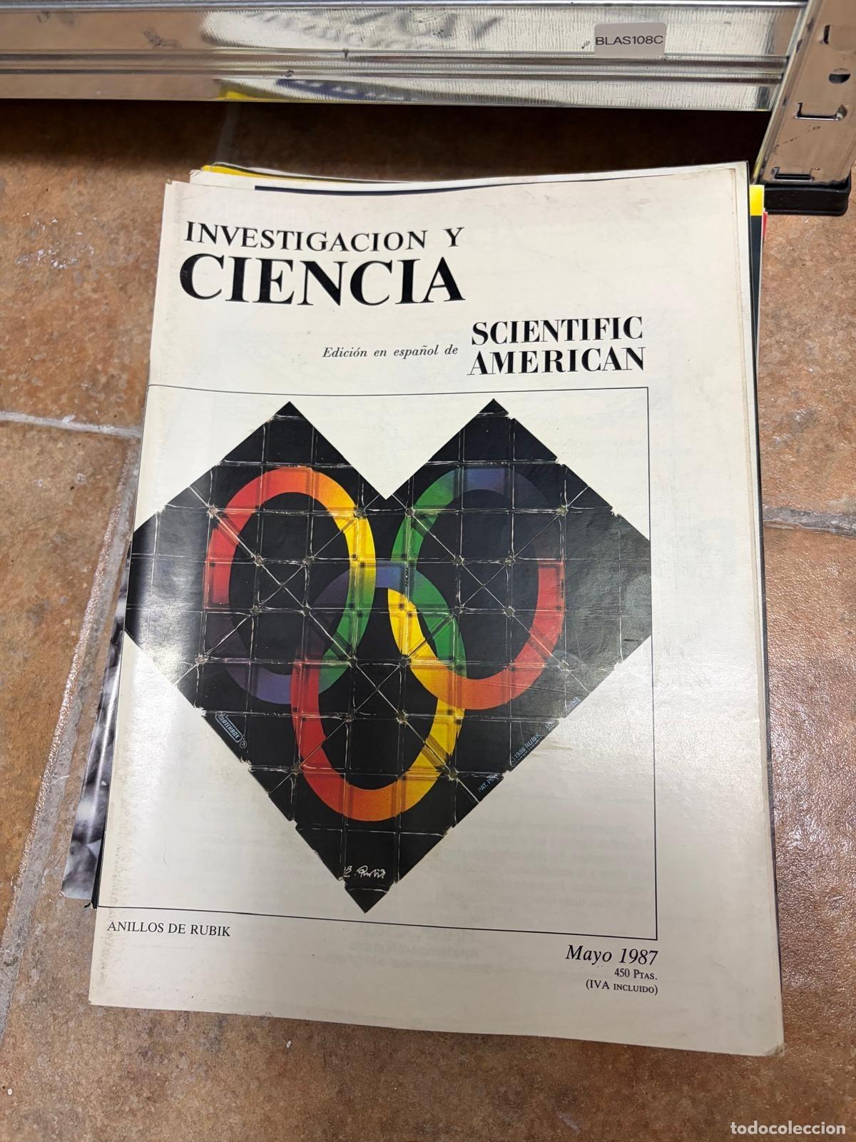 Sammeln von Zeitschriften und Zeitungen: BLAS108C Investigaci&oacute;n y Ciencia Anillos de Rubik mayo 1987 REVISTA