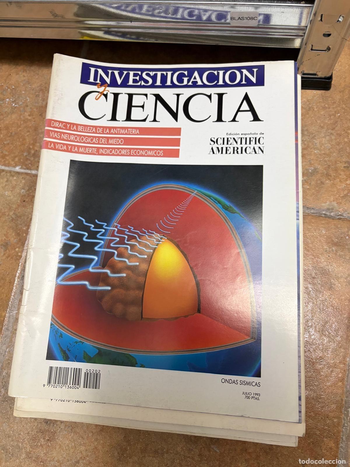 Sammeln von Zeitschriften und Zeitungen: BLAS108C Investigaci&oacute;n y Ciencia Ondas s&iacute;smicas julio 1993 REVISTA