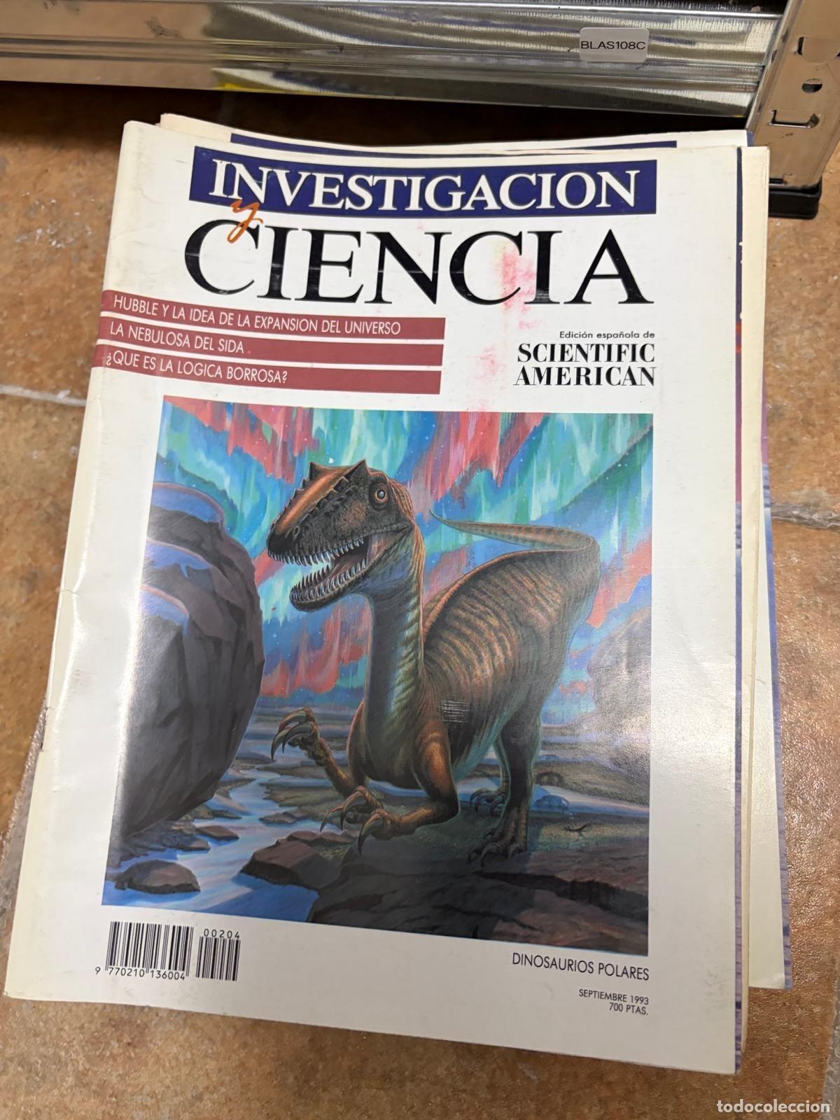 Sammeln von Zeitschriften und Zeitungen: BLAS108C Investigaci&oacute;n y Ciencia Dinosaurios polares septiembre 1993 REVISTA