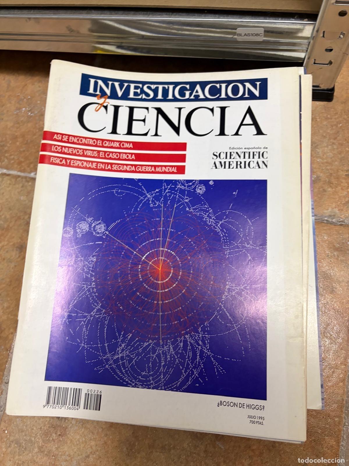Sammeln von Zeitschriften und Zeitungen: BLAS108C Investigaci&oacute;n y Ciencia &iquest;Bos&oacute;n de Higgs? julio 1995 REVISTA