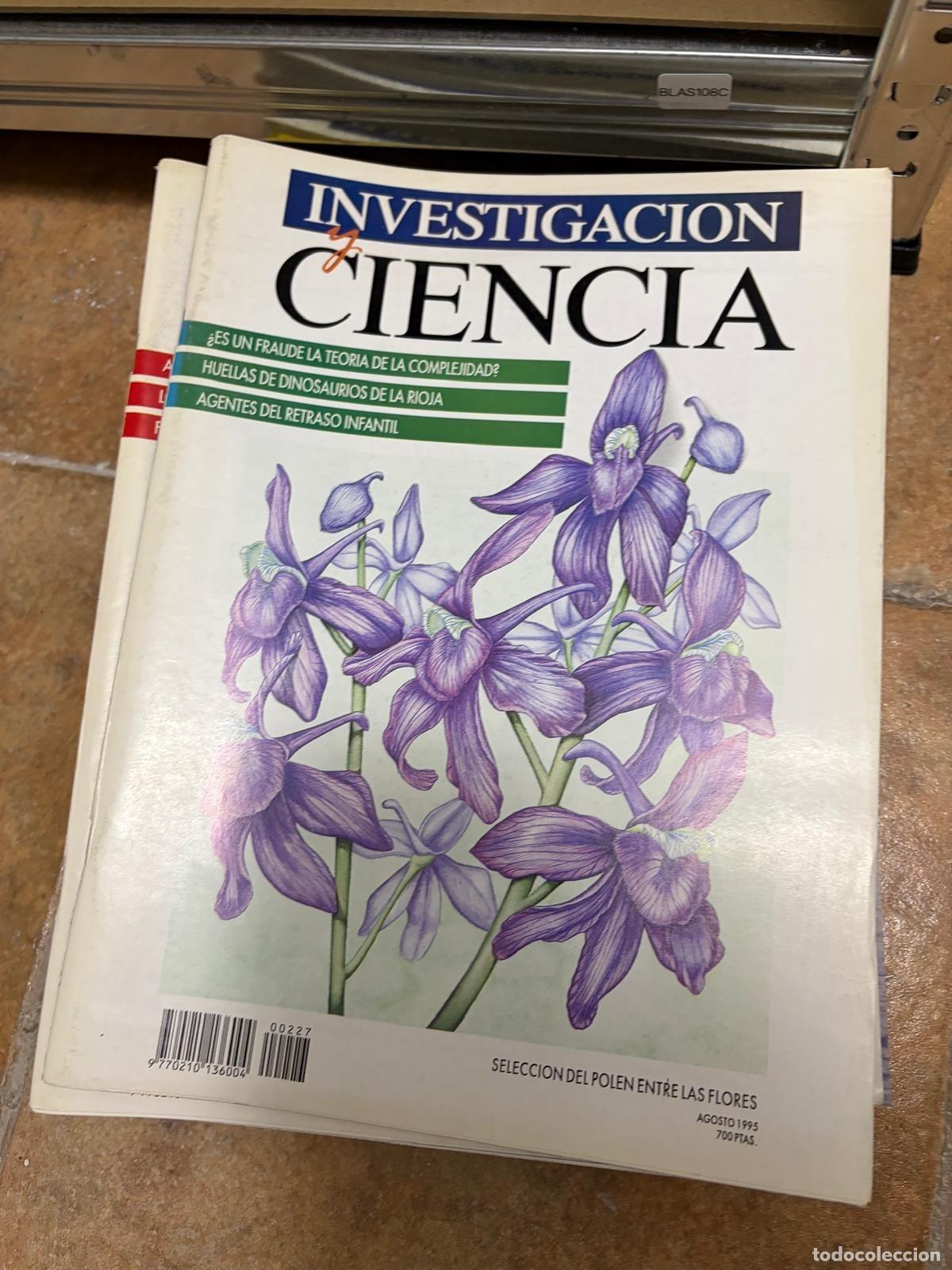 Sammeln von Zeitschriften und Zeitungen: BLAS108C Selecci&oacute;n del polen entre las flores agosto 1995 REVISTA