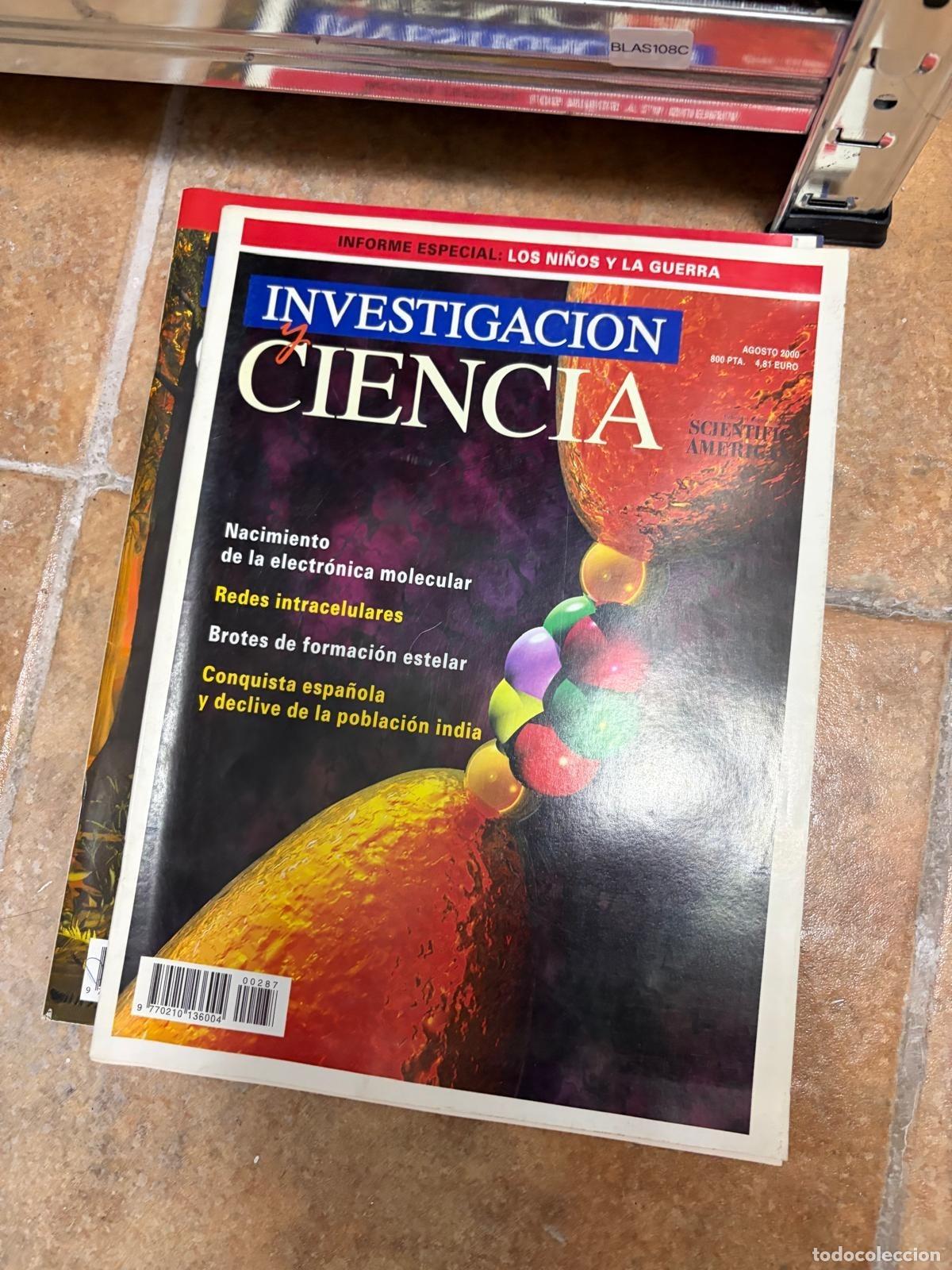 Sammeln von Zeitschriften und Zeitungen: BLAS108C Nacimiento de la electr&oacute;nica molecular agosto 2000 REVISTA
