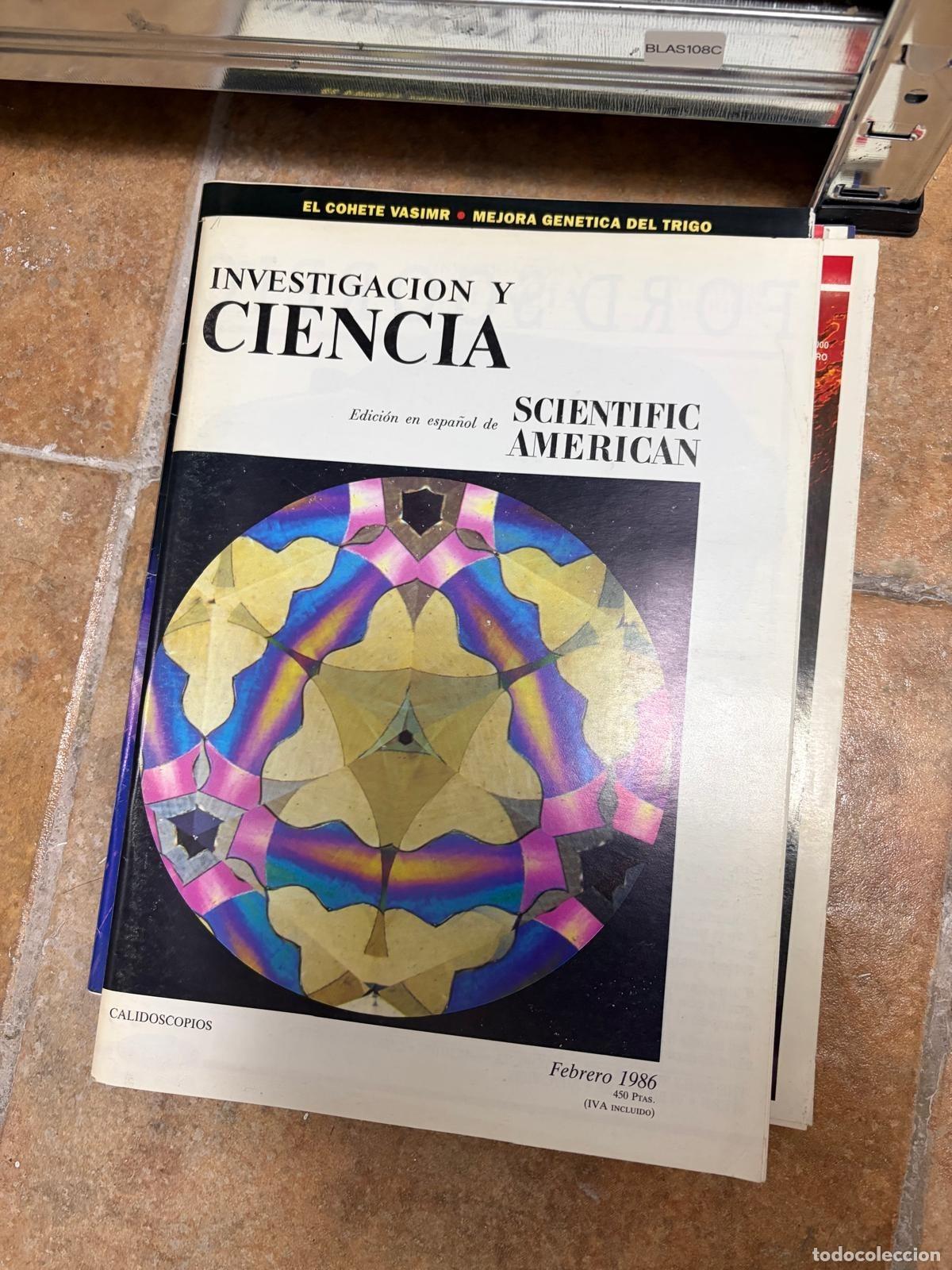 Sammeln von Zeitschriften und Zeitungen: BLAS108C Investigaci&oacute;n y Ciencia Calidoscopios febrero 1986 REVISTA