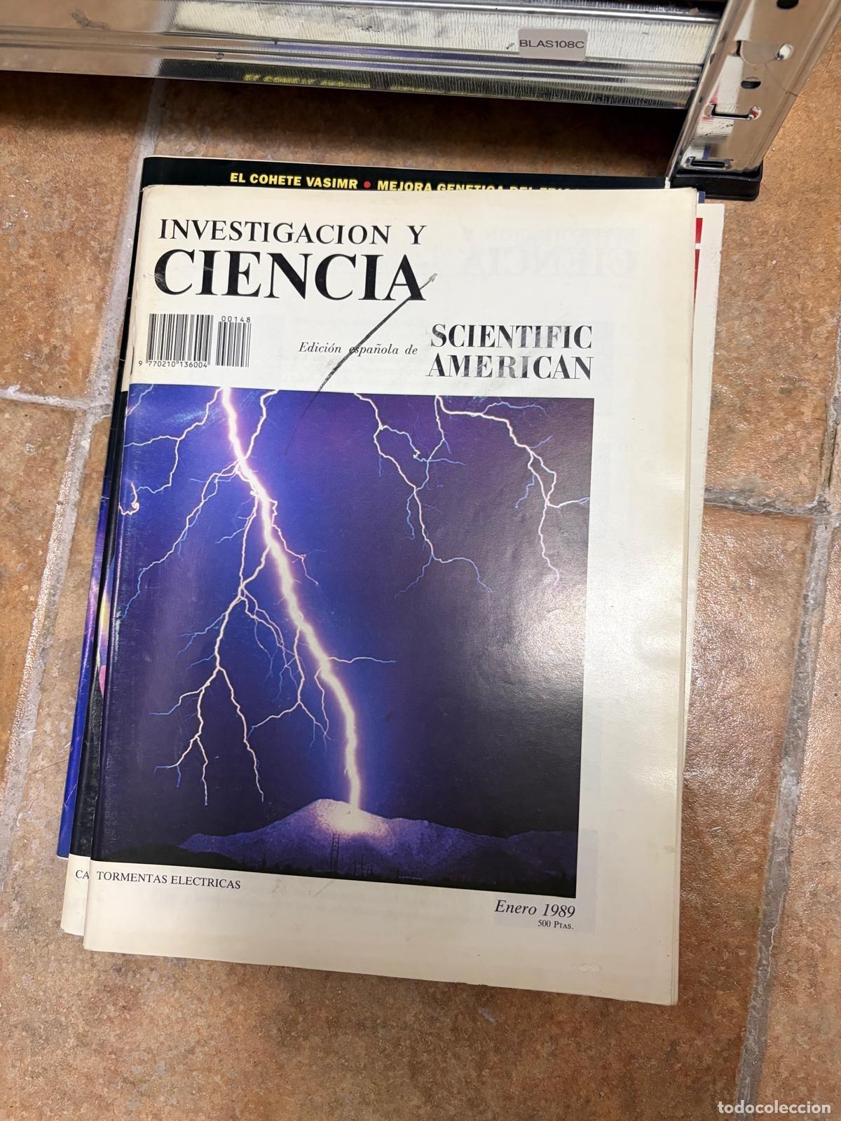 Sammeln von Zeitschriften und Zeitungen: BLAS108C Investigaci&oacute;n y Ciencia Tormentas el&eacute;ctricas enero 1989 REVISTA