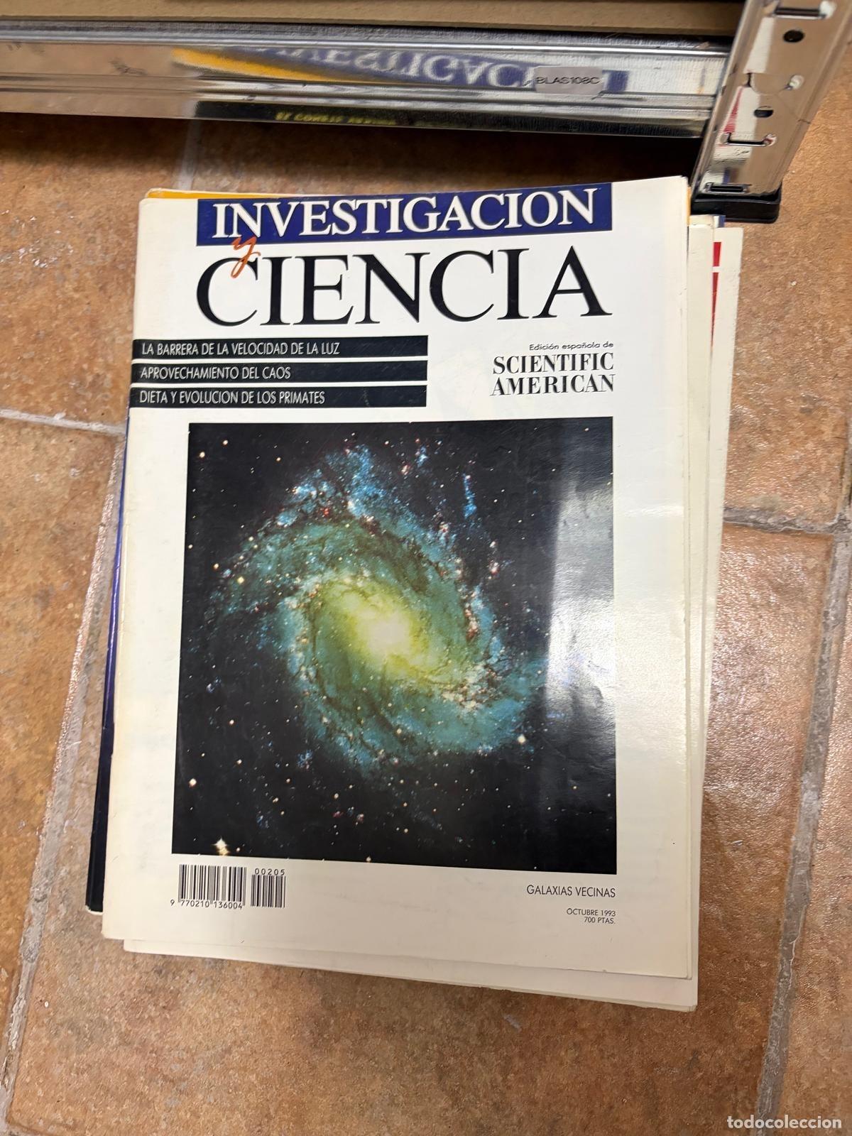 Collectionnisme de Revues et Journaux: BLAS108C Investigaci&oacute;n y Ciencia Galaxias vecinas octubre 1993 REVISTA