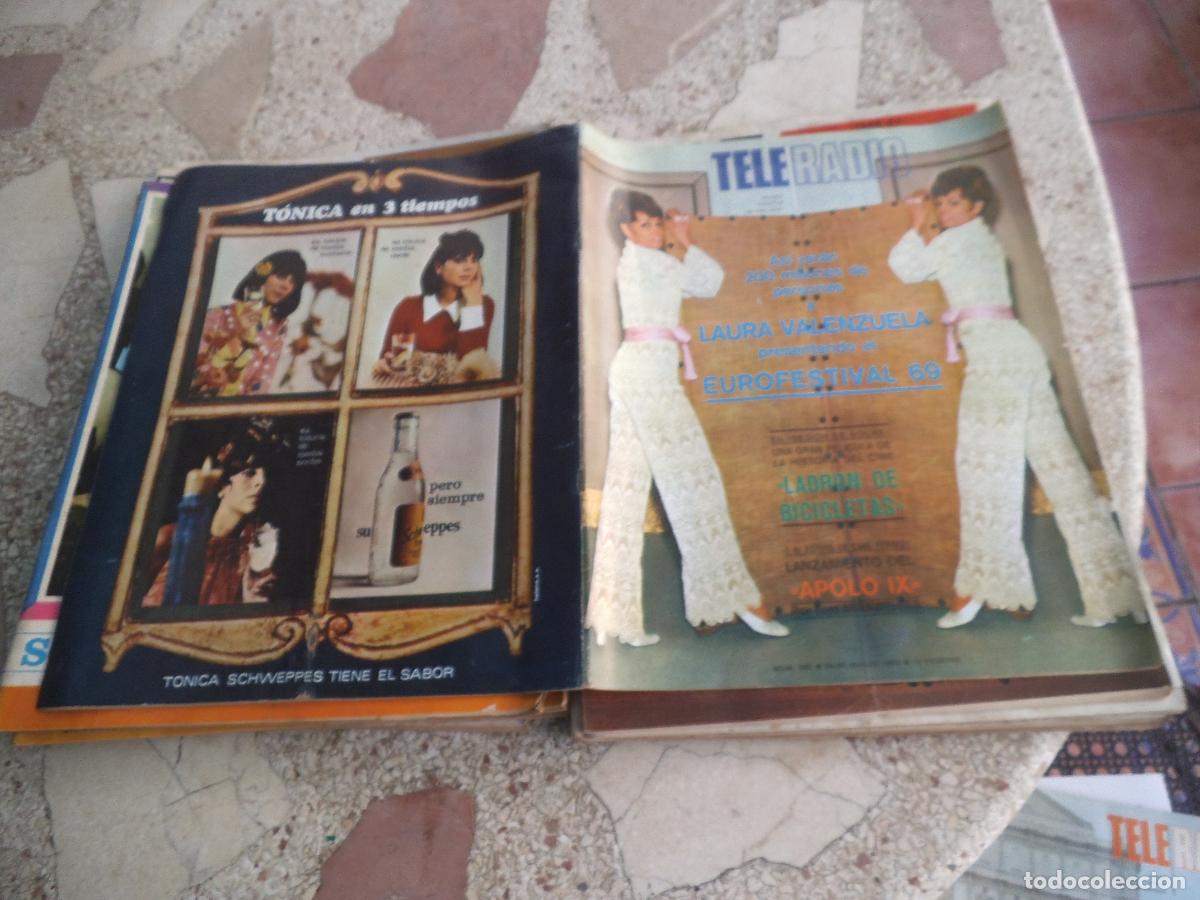 Sammeln von Zeitschriften und Zeitungen: tele radio, n&ordm; 587, 1969, julio iglesias, laura valenzuela, eurofestival 69