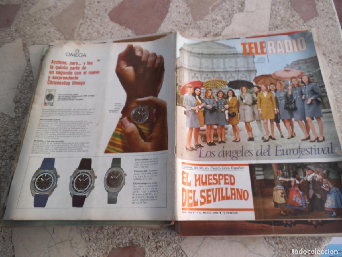 Collection Magazines and Newspapers: tele radio, n&ordm; 589, 1969, un premio con cuatro rostros eurovision , sistema pal,