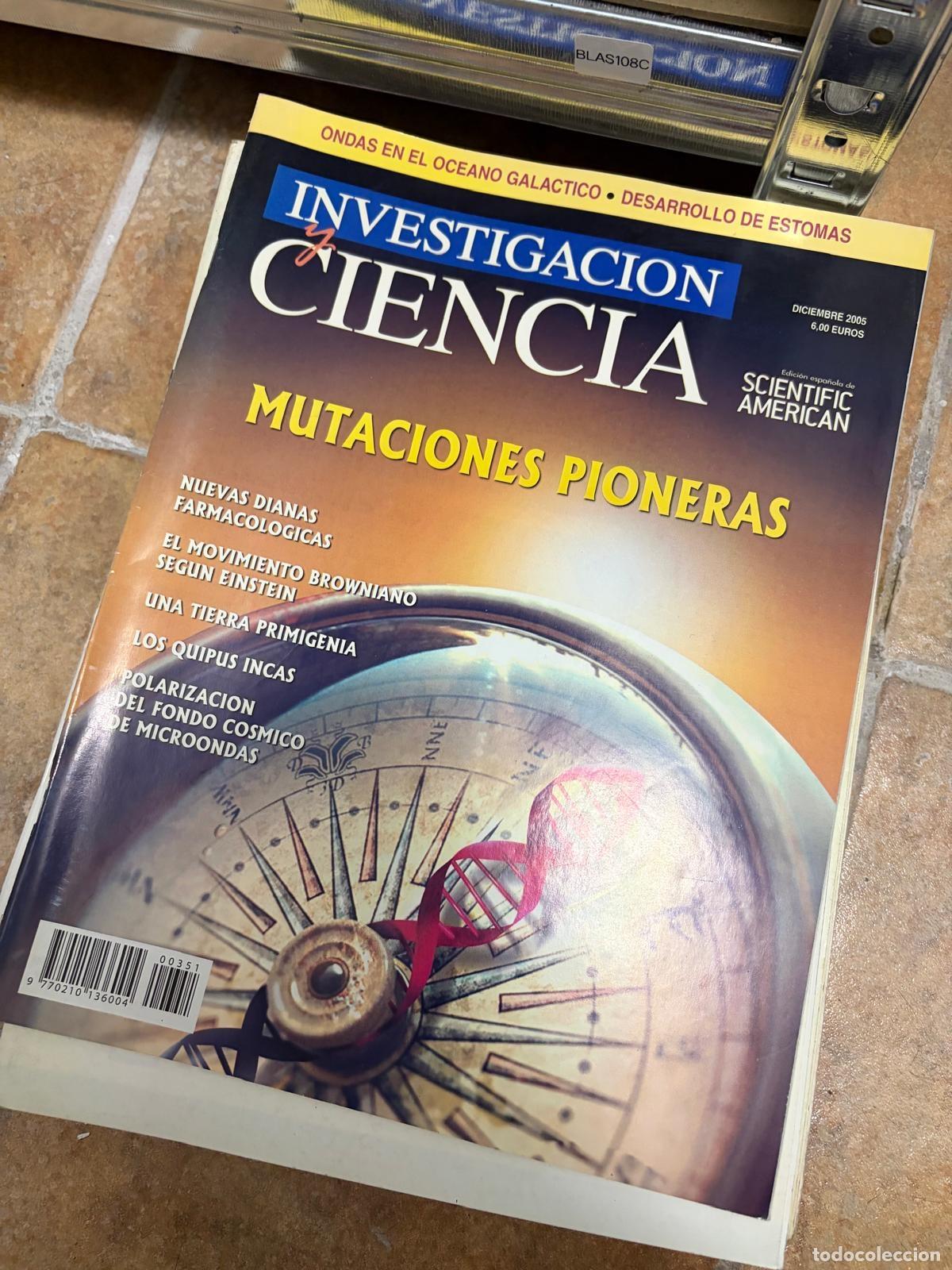 Collection Magazines and Newspapers: BLAS108C REVISTA INVESTIGACION Y CIENCIA Diciembre 2005 Mutaciones pioneras