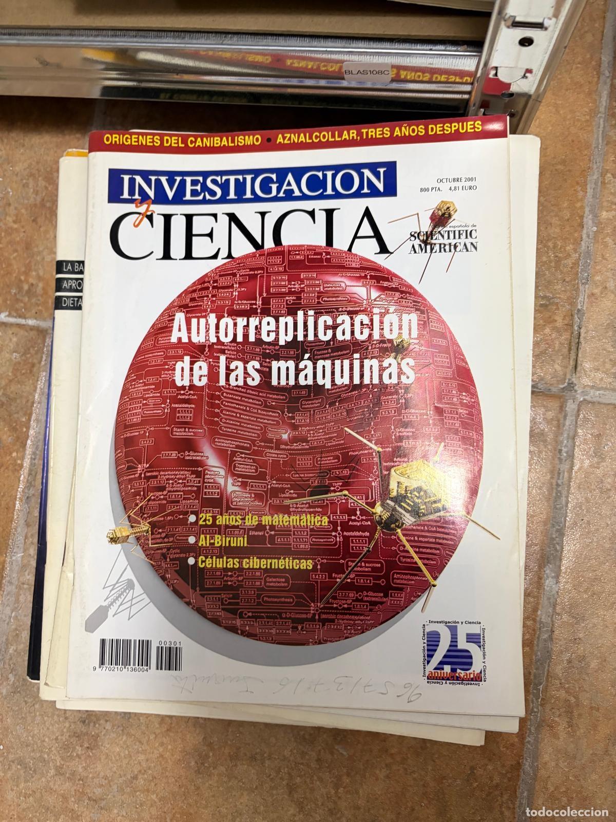 Collection Magazines and Newspapers: BLAS108C REVISTA INVESTIGACION Y CIENCIA Octubre 2001 Autorreproduccion de las maquinas