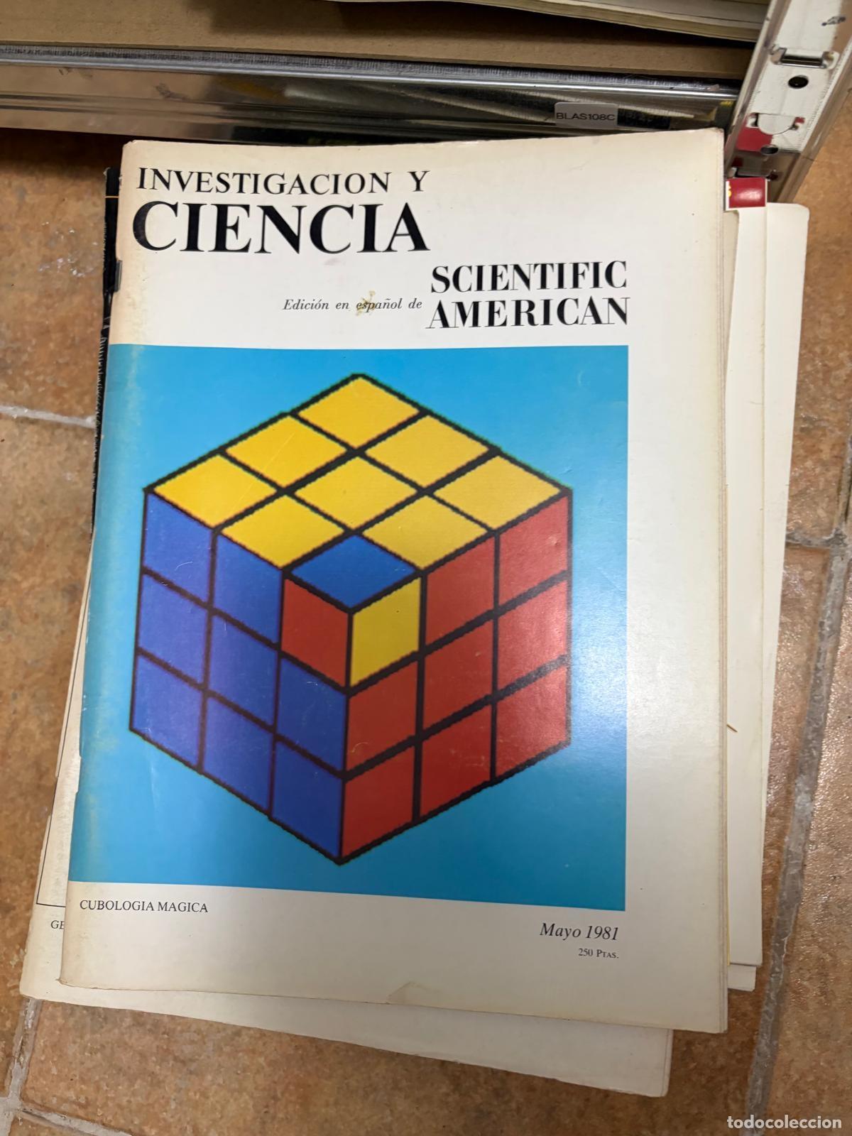 Collectionnisme de Revues et Journaux: BLAS108C REVISTA INVESTIGACION Y CIENCIA Mayo 1981 Cubologia magica