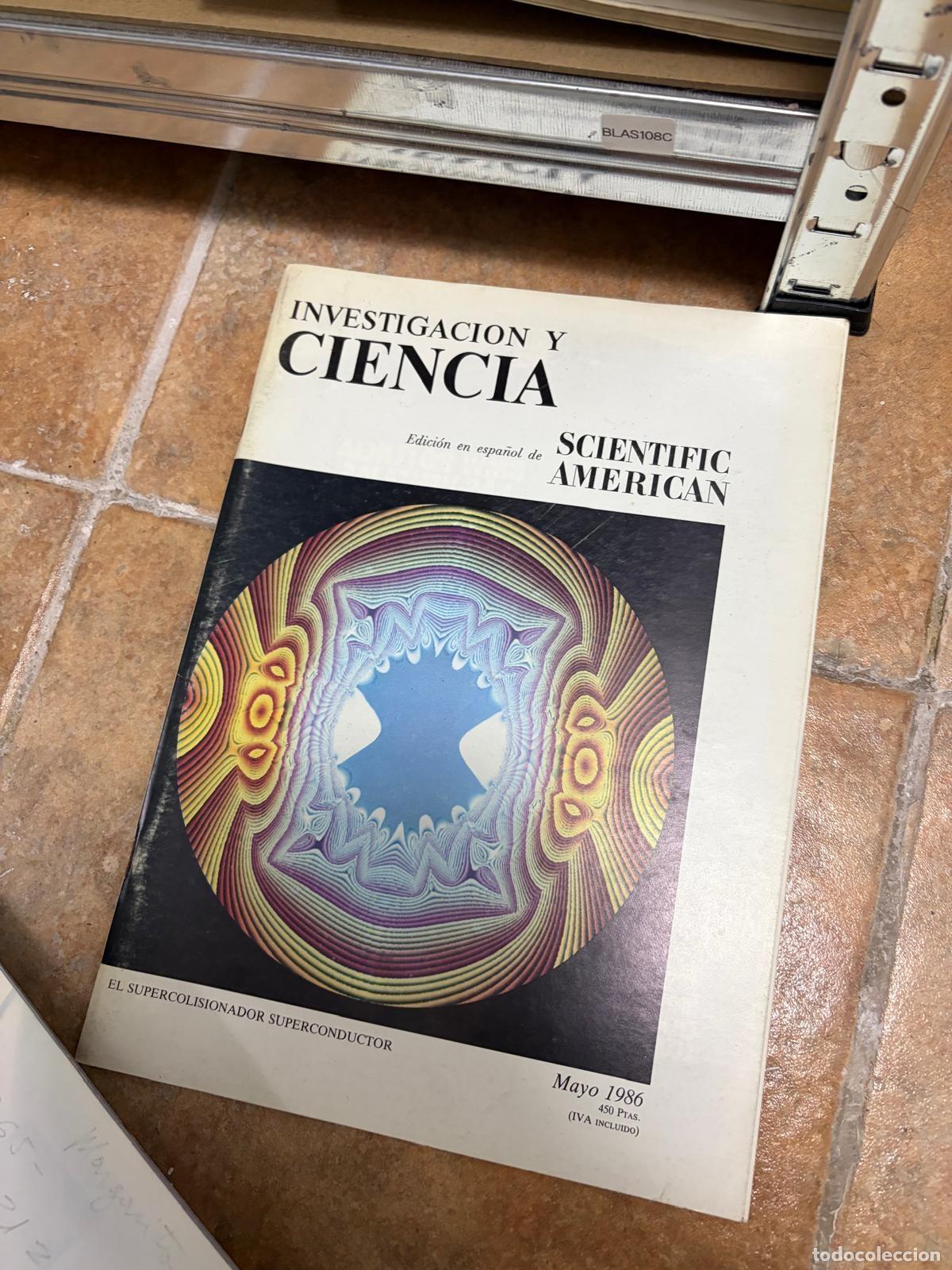 Collectionnisme de Revues et Journaux: BLAS108C REVISTA INVESTIGACION Y CIENCIA Mayo 1986 El supercolisionador superconductor