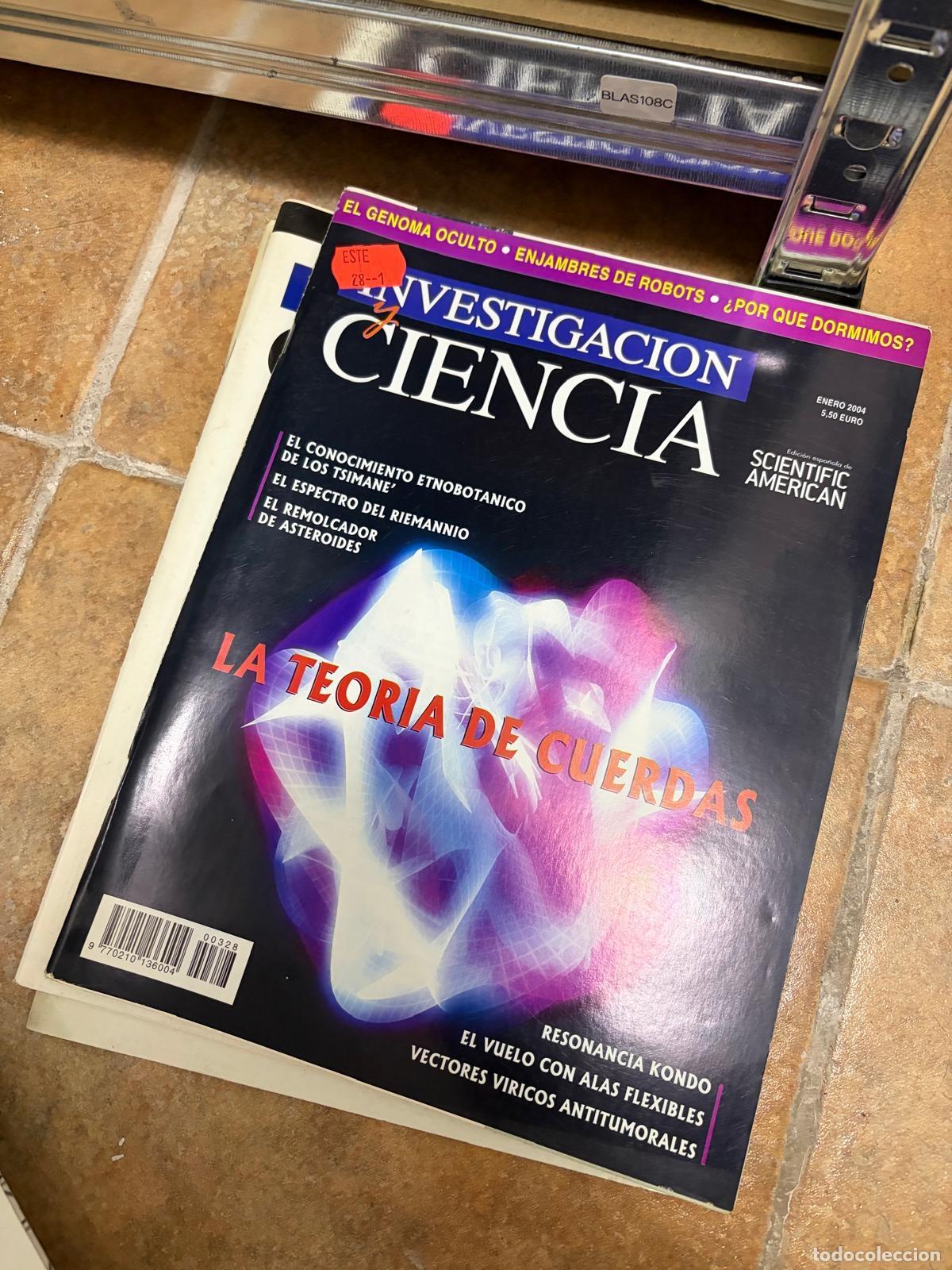 Collectionnisme de Revues et Journaux: BLAS108C REVISTA INVESTIGACION Y CIENCIA Enero 2004 La teoria de cuerdas