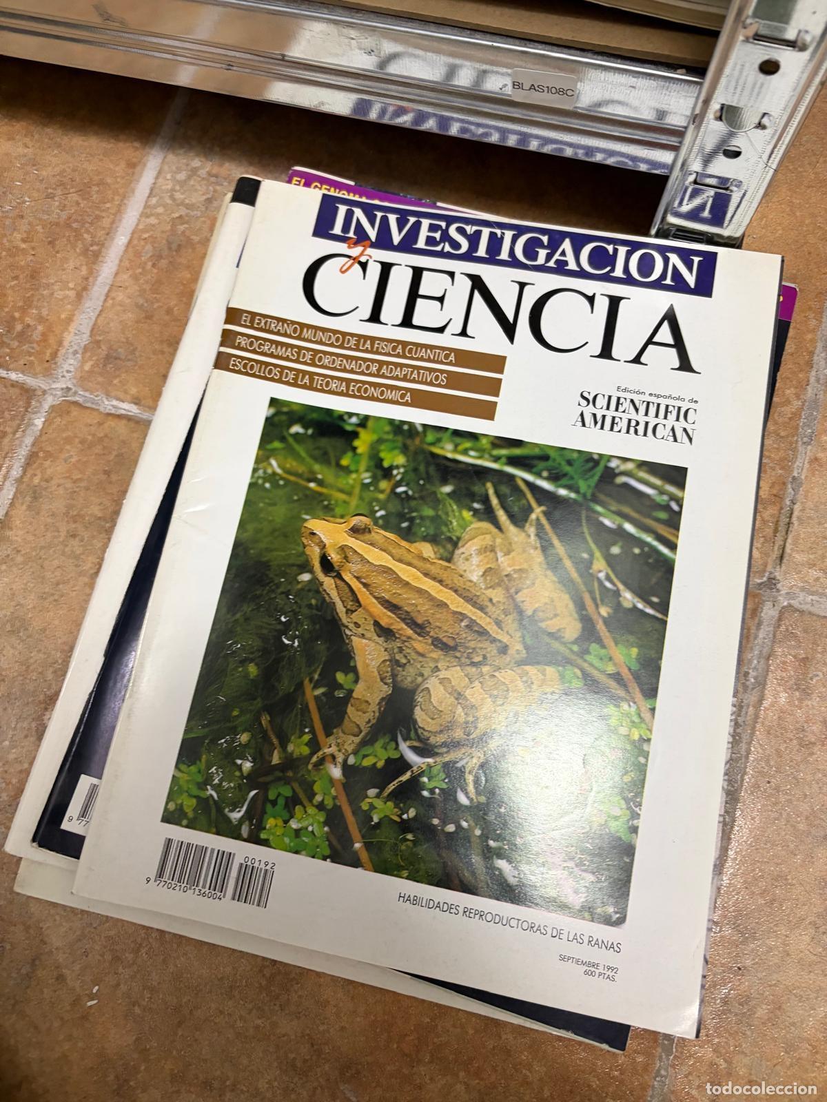 Collectionnisme de Revues et Journaux: BLAS108C REVISTA INVESTIGACION Y CIENCIA Septiembre 1992 Habilidades reproductoras de las ranas