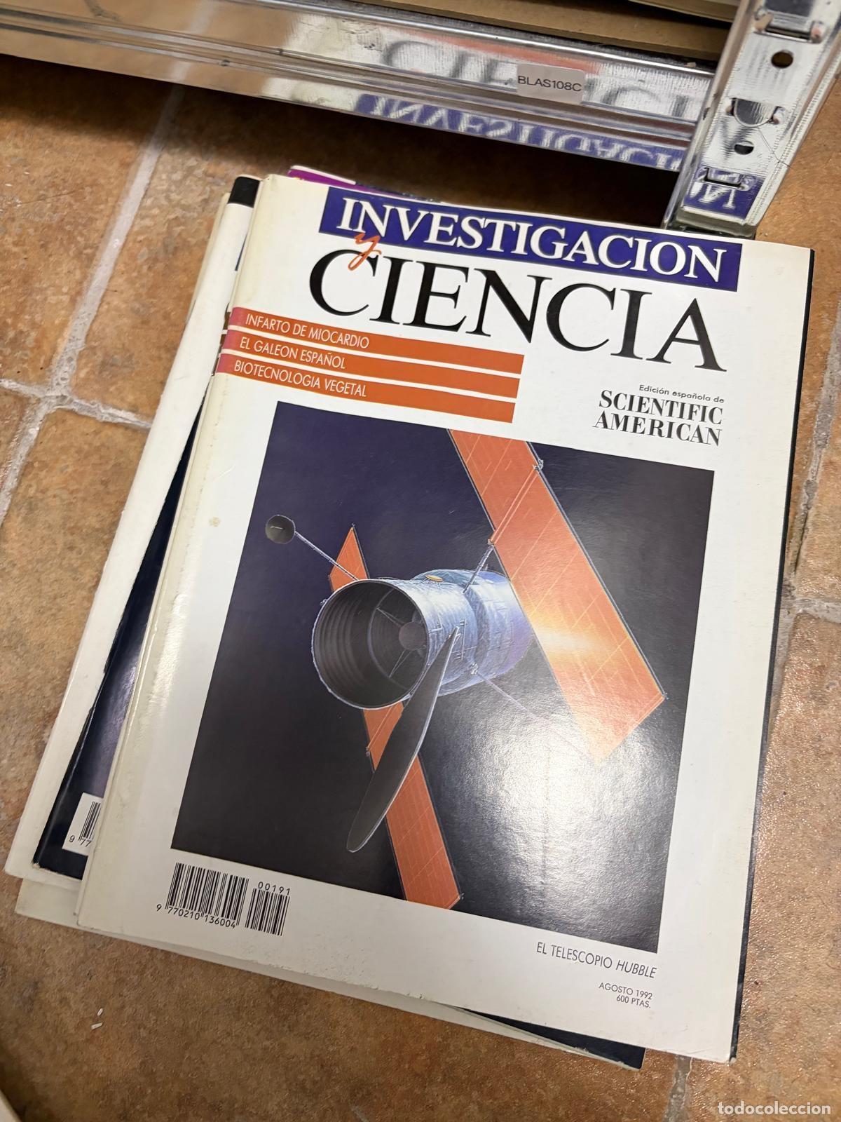 Collectionnisme de Revues et Journaux: BLAS108C REVISTA INVESTIGACION Y CIENCIA Agosto 1992 El telescopio Hubble