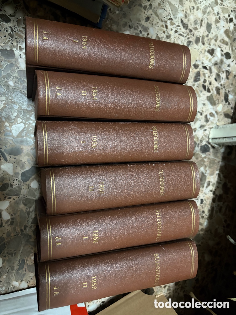 Collection Magazines and Newspapers: Lote de 6 libros retapados readers digest 1954 1955 1956