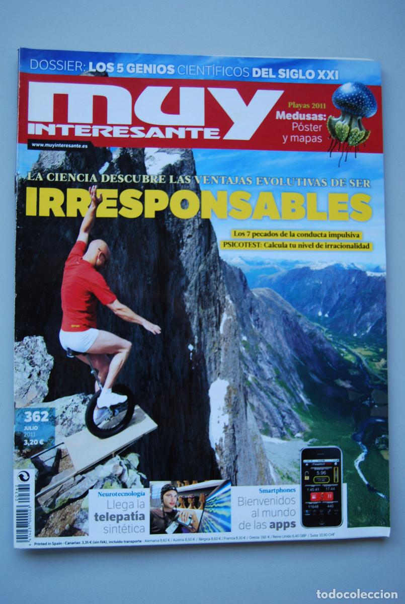Collection Magazines and Newspapers: MUY INTERESANTE.NUM.362-2011 : IRRESPONSABLES-TELEPAT&Iacute;A SINT&Eacute;TICA-MEDUSAS-APPS-5 GENIOS